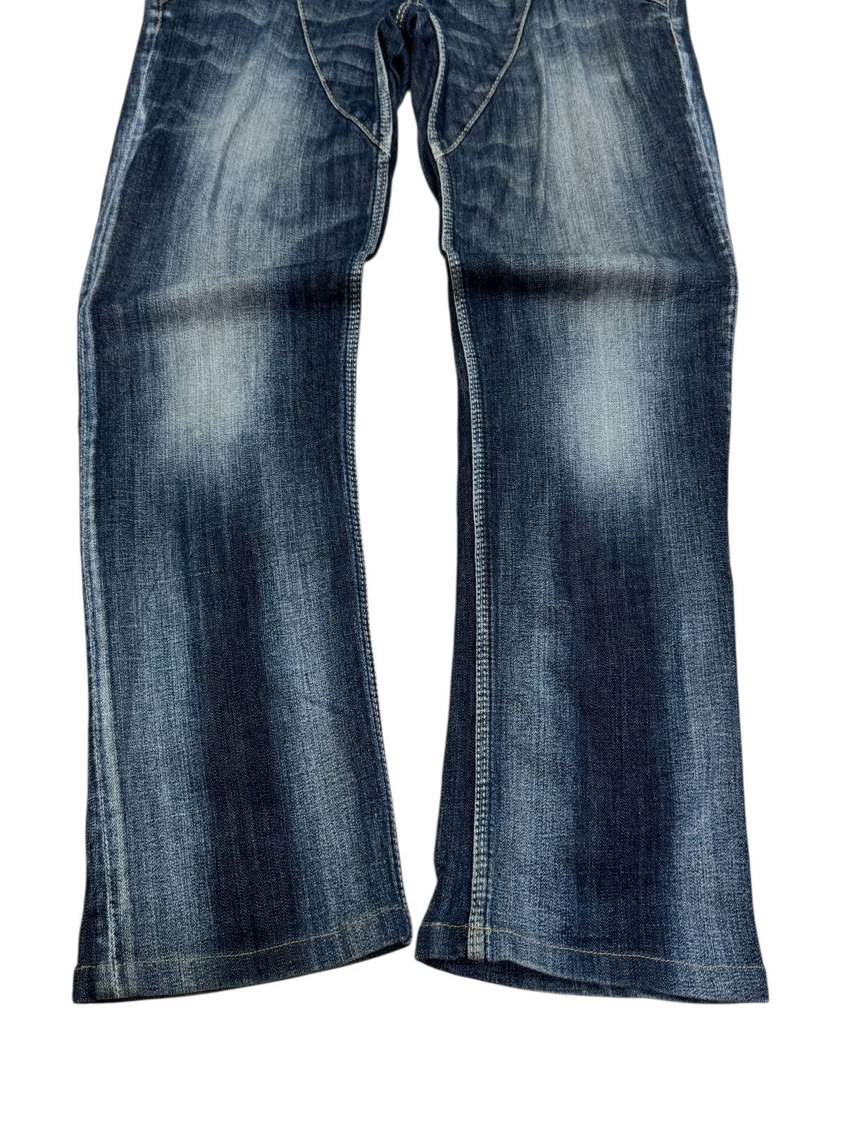 Japanese Brand Vintage Nicole Hideaways Acid Wash Zipper Pocket Denim Size US 33 - 6 Thumbnail
