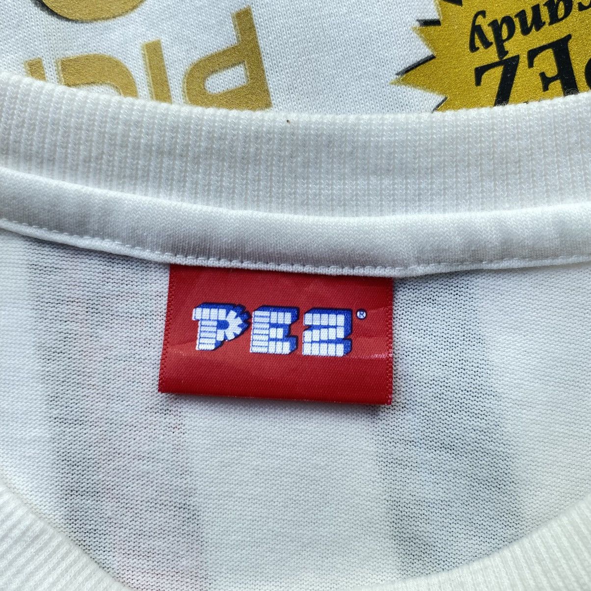 Designer × Vintage PES White Tee with Blue Logo Embroidery & Graphic Back Print Size US XXL / EU 58 / 5 - 10 Thumbnail