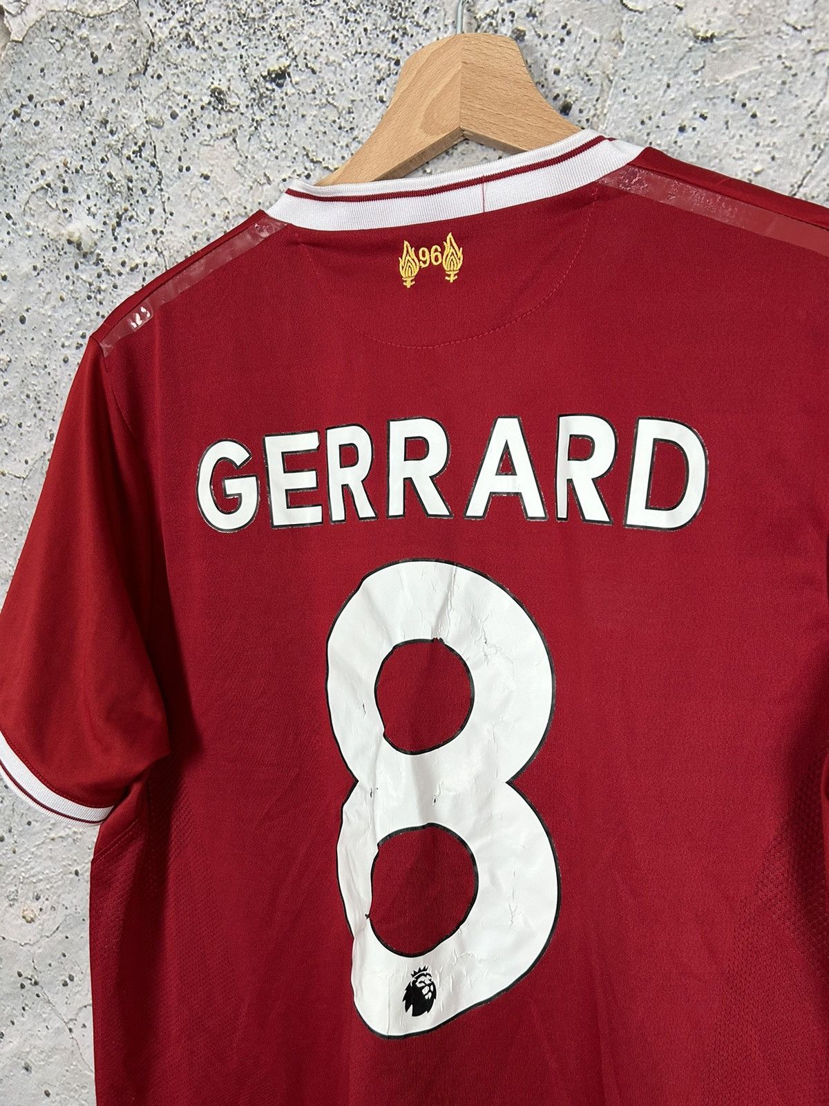 Vintage Liverpool FC Steven Gerrard Soccer Jersey Football Hype Size US S / EU 44-46 / 1 - 2 Thumbnail