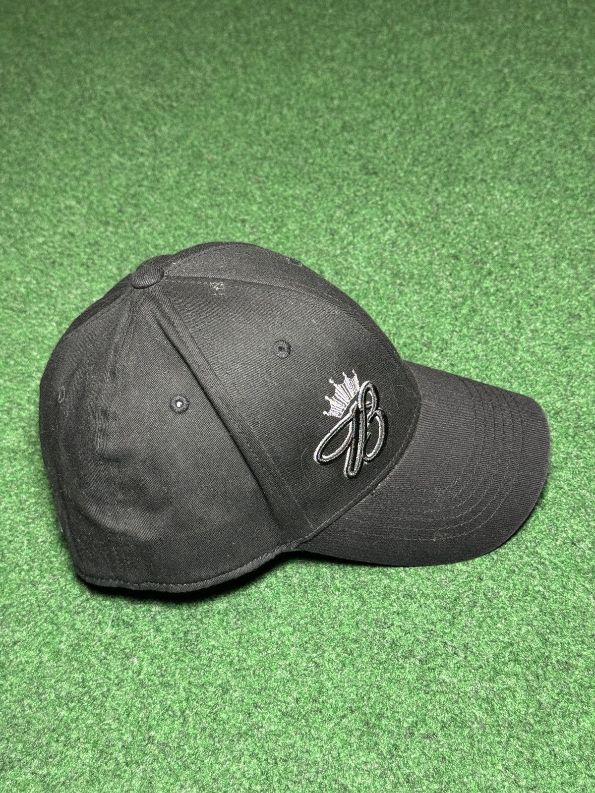 Budweiser Y2K Budweiser Bud Black Grunge Punk S/M Stretch Fit Cap Hat Size ONE SIZE - 4 Thumbnail