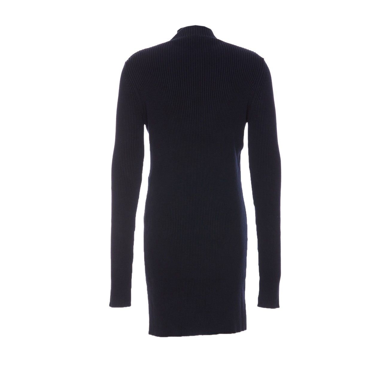Balenciaga × eBay o1w1db11225 Long Fitted Turtleneck Sweater in Navy Size US M / EU 48-50 / 2 - 3 Thumbnail