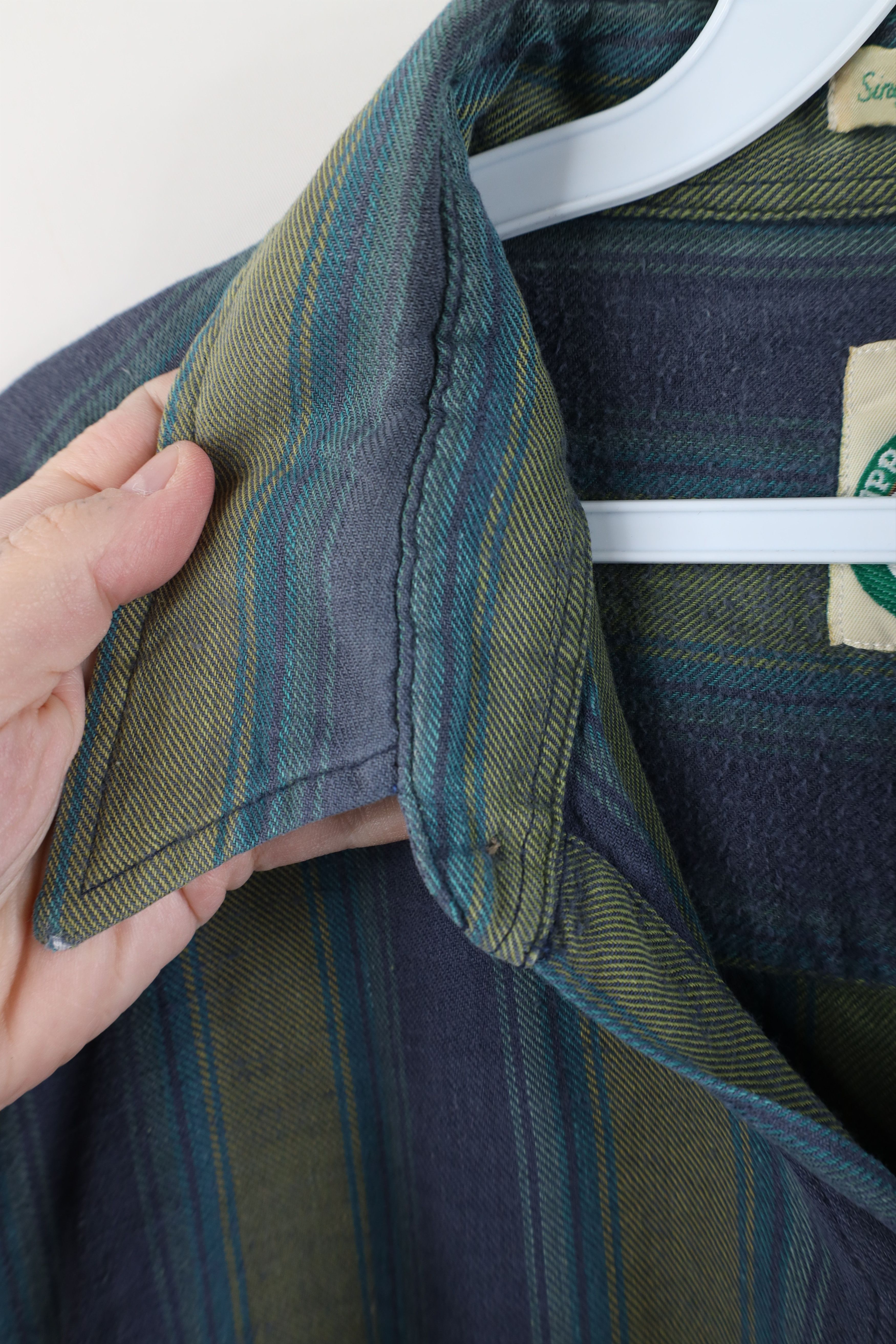 Vintage Vintage 90s Streetwear Single Needle Flannel Button Shirt Size US XL / EU 56 / 4 - 12 Thumbnail