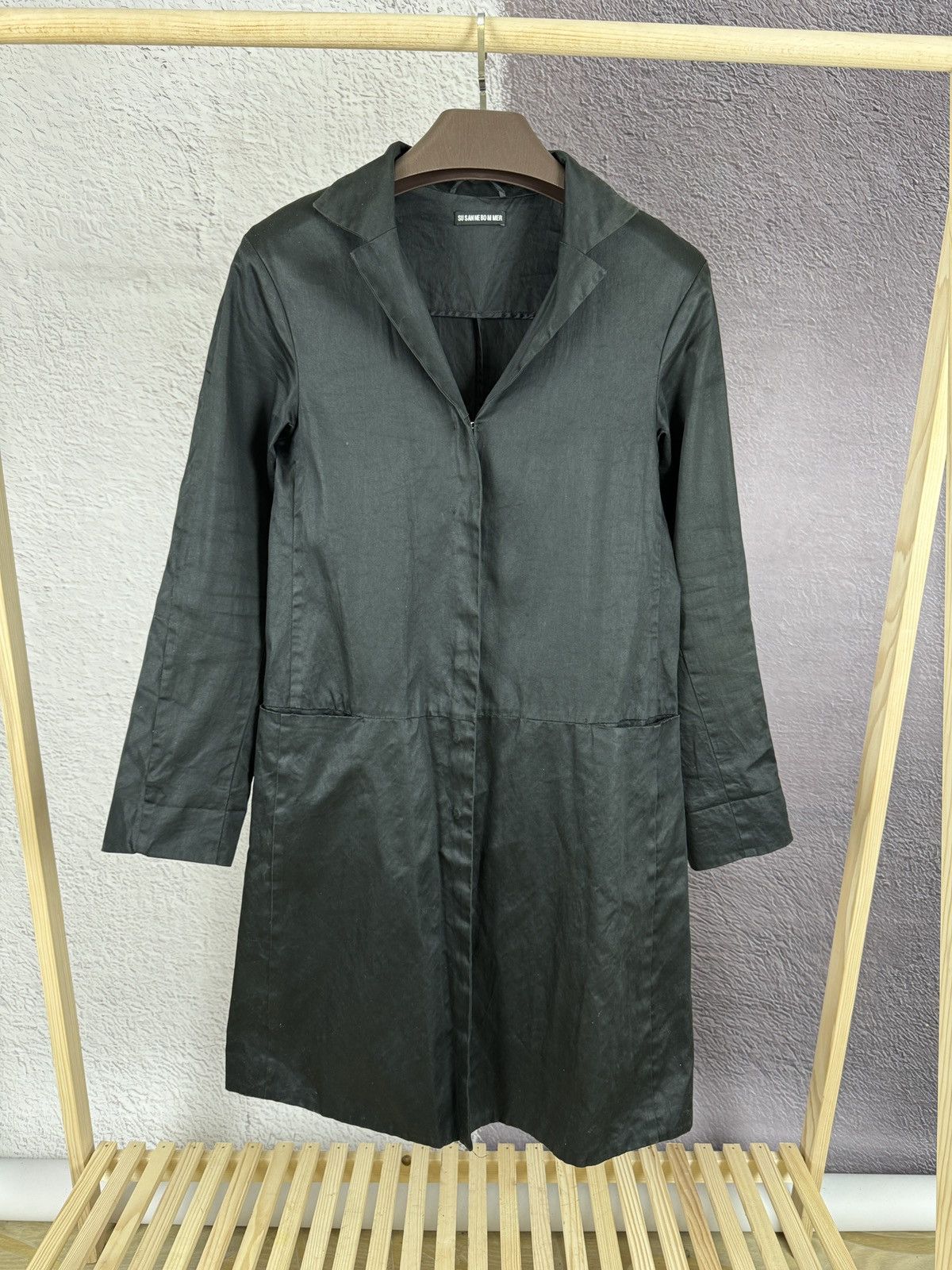 SUSANNE BOMMER coat Jacket Black Women's Avant Garde Size 36