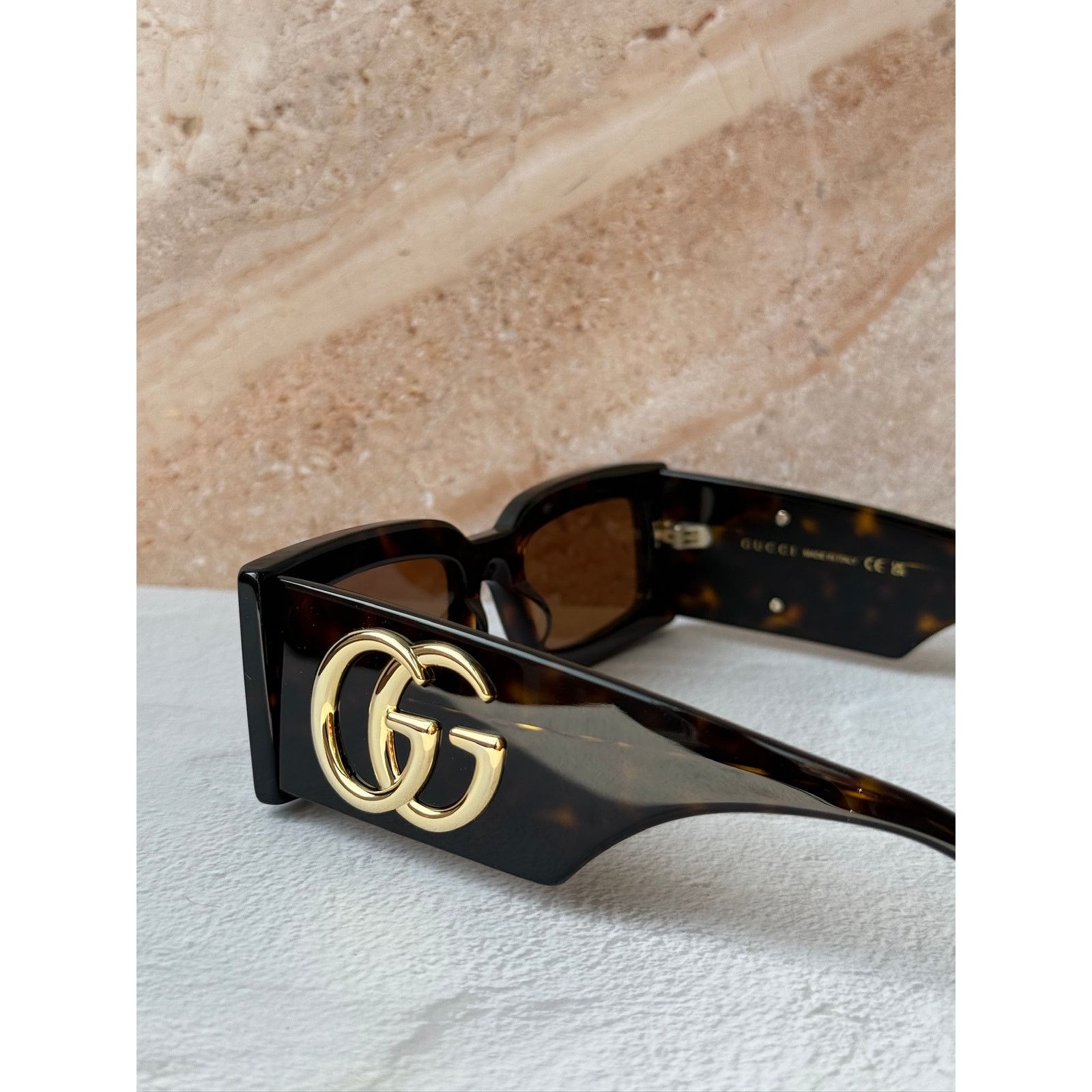 Gucci NEW Gucci GG1425S Havana Brown Marmont Sunglasses $535 Size ONE SIZE - 5 Thumbnail