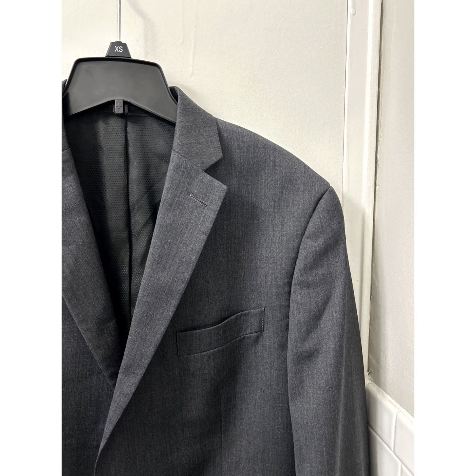Michael Kors Michael Kors Blazer Mens Sz 42R Gray 100% Wool 2 Buttons Sport Jacket Size 42R - 4 Thumbnail
