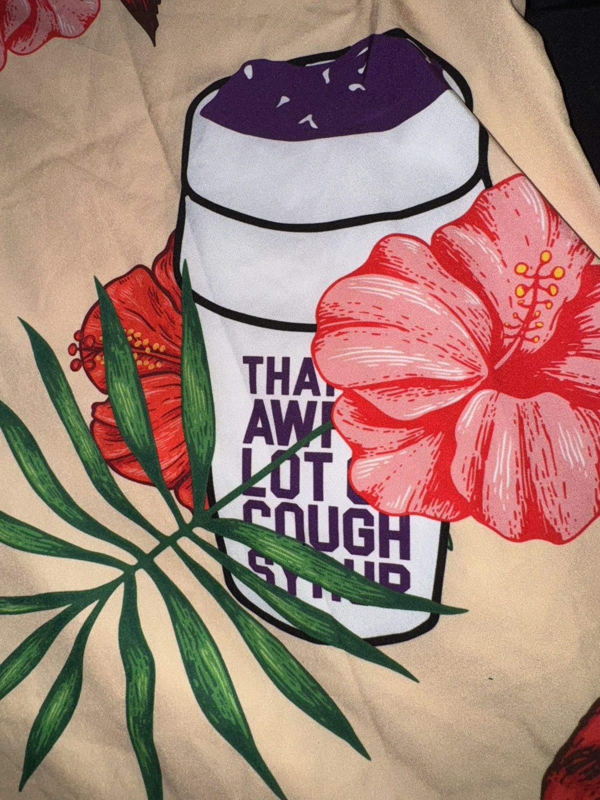 Awful Lot of Cough Syrup Hawaiian button up That’s awful lot of ALOCS Size US XL / EU 56 / 4 - 4 Thumbnail