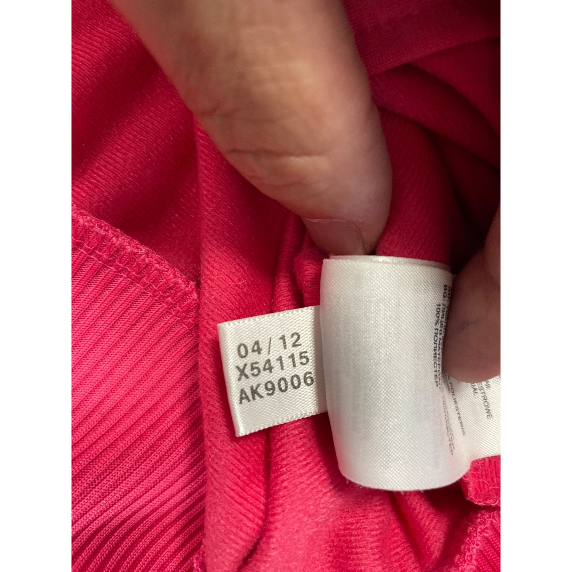 Adidas Adidas Womens Pink Track Jacket With Blue Stripes Size L SKU Size L / US 10 / IT 46 - 11 Thumbnail
