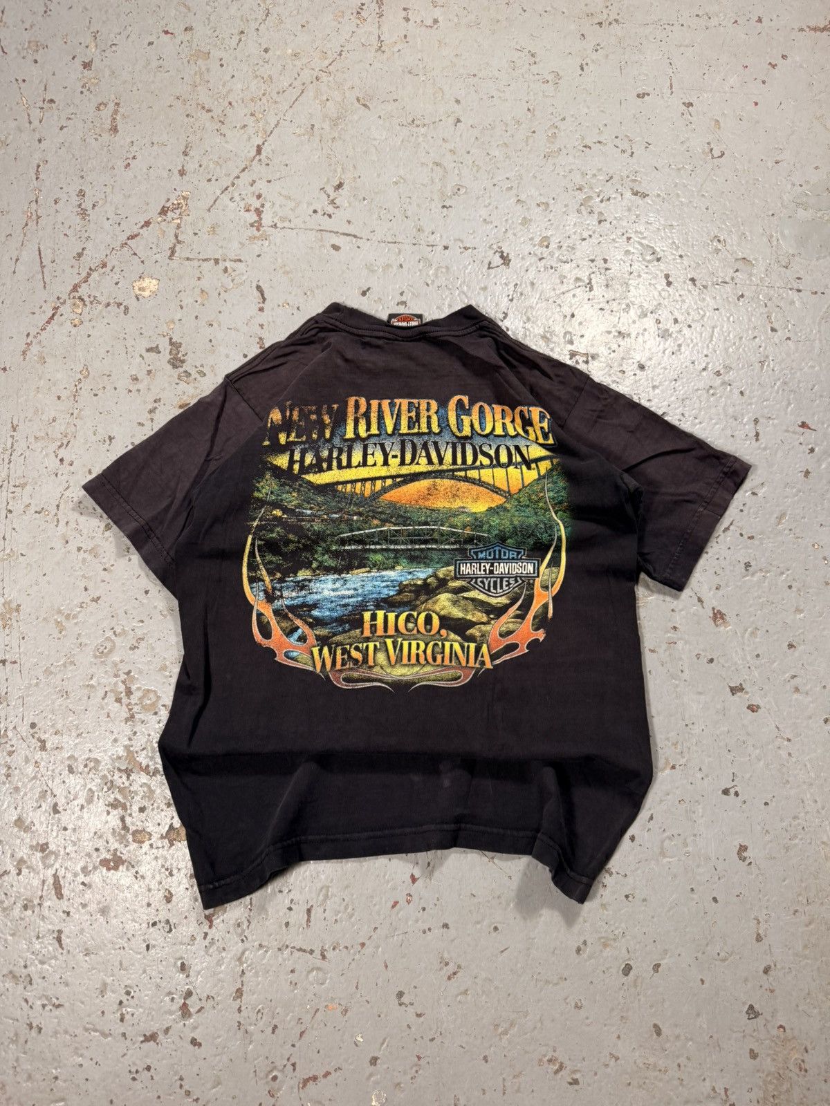 Vintage Vintage Harley Davidson Neo Tribal Tee Size US M / EU 48-50 / 2 - 5 Thumbnail