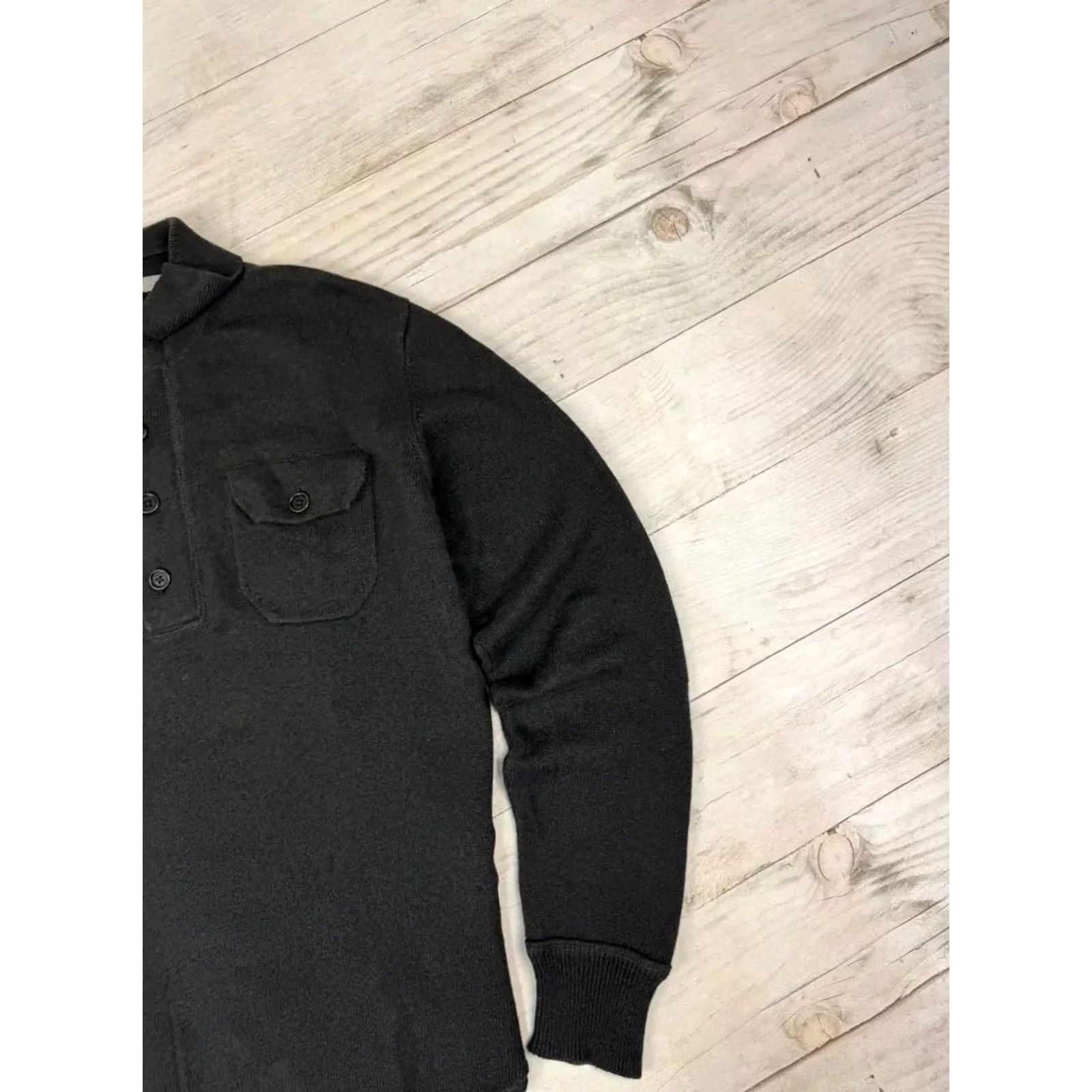 Vintage Cp Company Wool Knit Polo Sweater Men Size 52 Gray Size US L / EU 52-54 / 3 - 5 Thumbnail