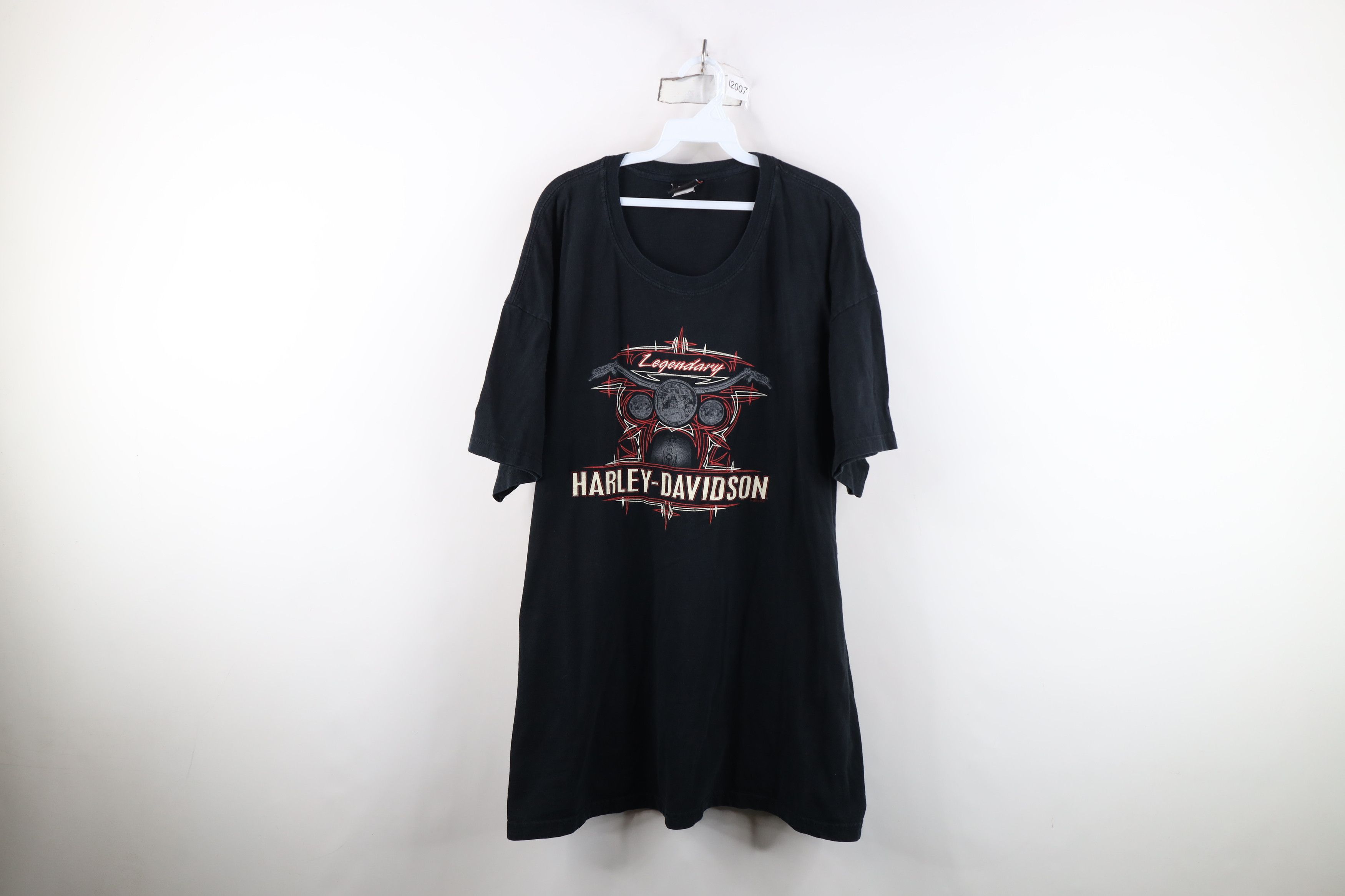 Harley Davidson Vintage Y2K Harley Davidson Spell Out Tribal Eagle T-Shirt Size US XXL / EU 58 / 5 - 1 Thumbnail