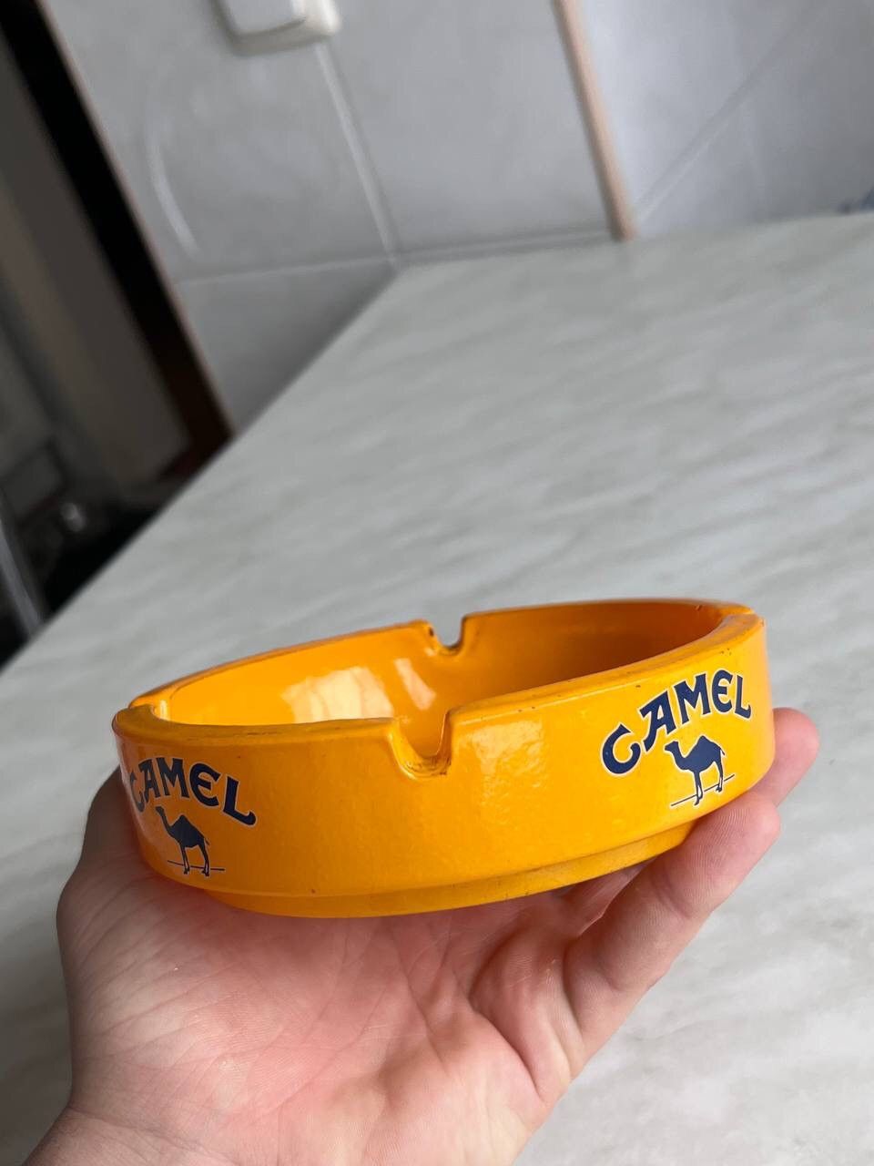 Marlboro × Vintage 1990 Vintage Camel Ceramic Ashtray Retro Rare Racing Yellow Size ONE SIZE - 6 Thumbnail