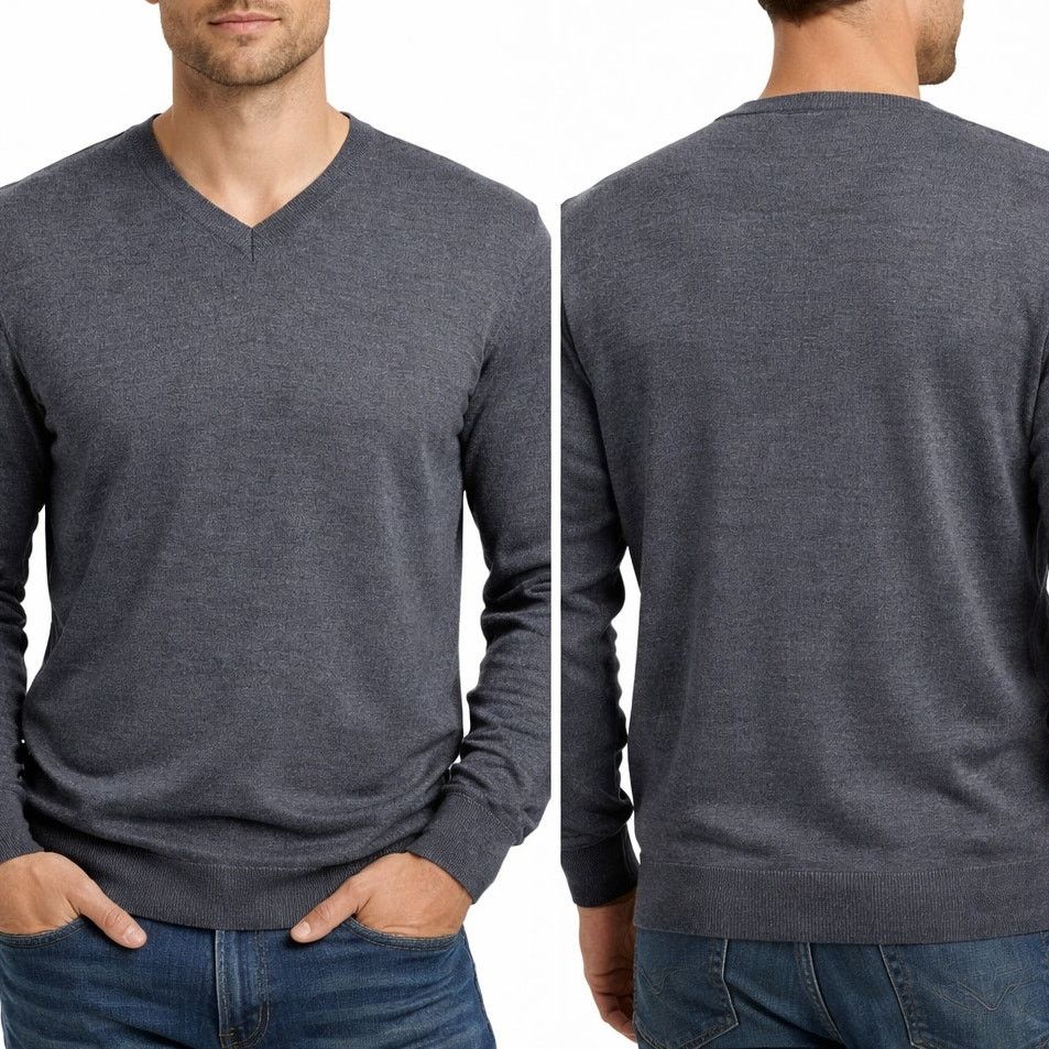 Henry Grethel × Vintage Vintage Henry Grethel Sweater Merino Wool Silk Acrylic Italy Size US M / EU 48-50 / 2 - 1 Thumbnail