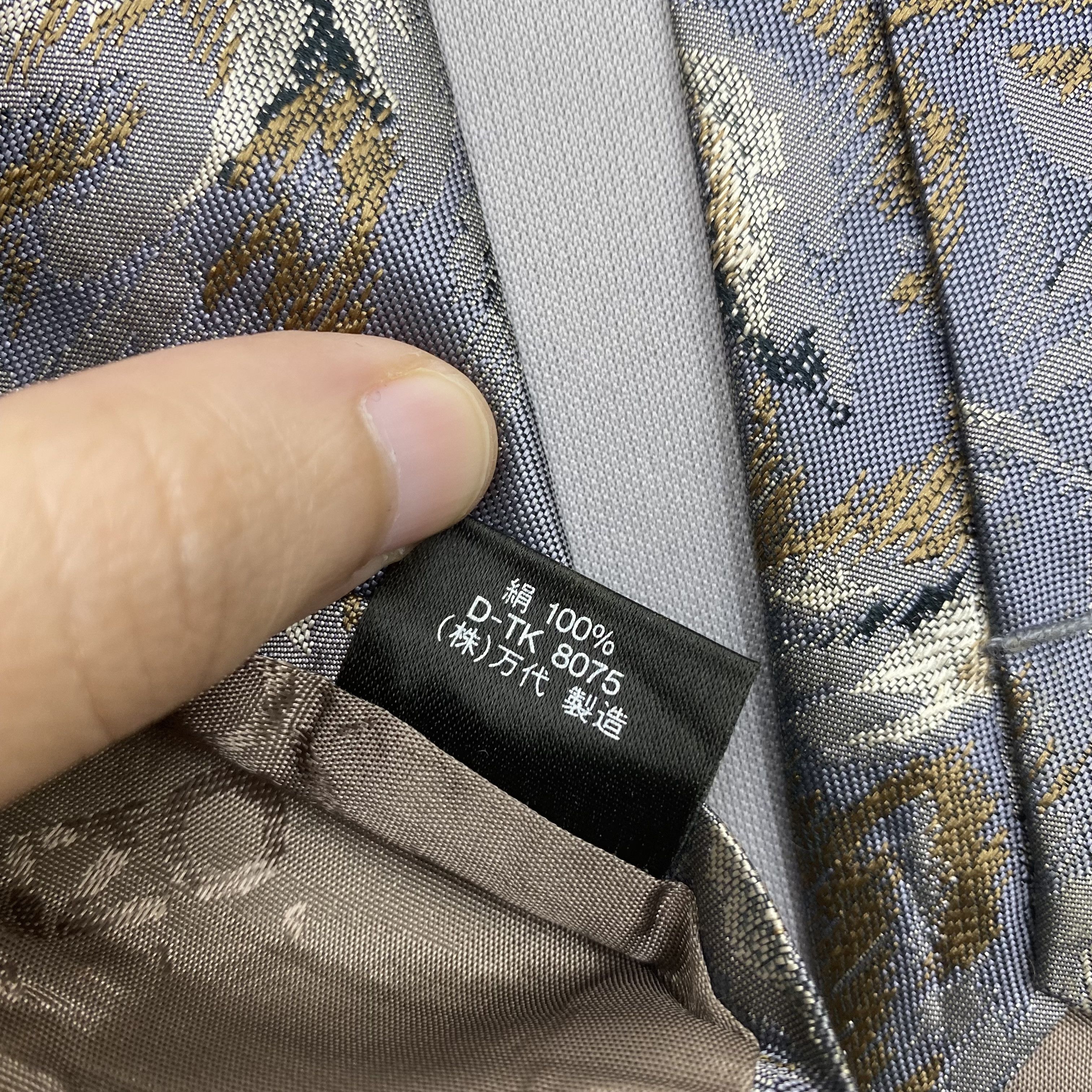 Kenzo Vintage Kenzo SILK Necktie Cravate Pure Silk Neck Tie Size ONE SIZE - 8 Thumbnail