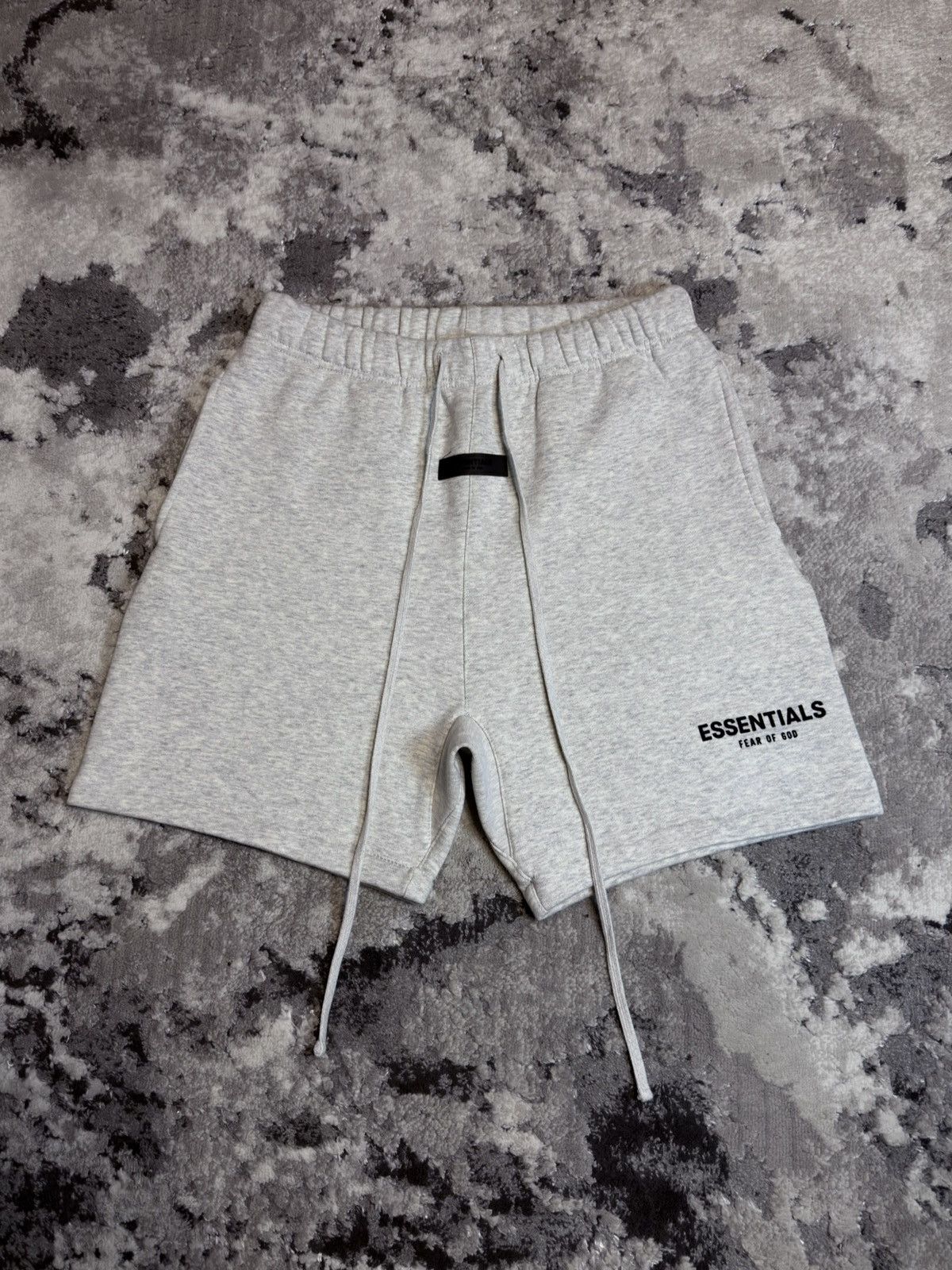Fear Of God Essentials Sweat Gray Short Balenciaga Hellstar