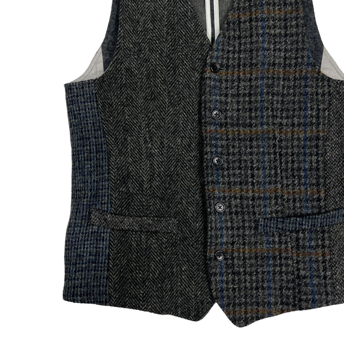 BEAUTY&YOUTH 🔥 HARRIS TWEED X BEAUTY YOUTH UNITED ARROWS WOOL VEST Size US M / EU 48-50 / 2 - 4 Thumbnail