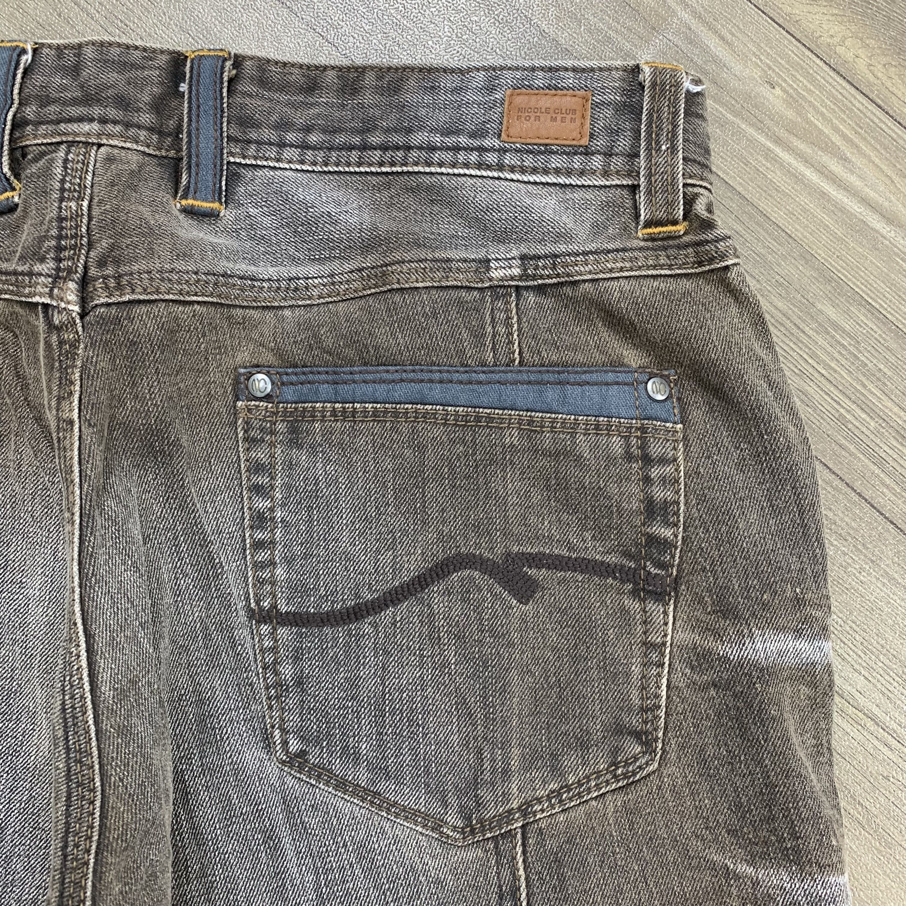 If Six Was Nine × Japanese Brand × Le Grande Bleu (L.G.B.) 2000’s Nicole CFM Clawmark Denim Pants Size US 32 / EU 48 - 12 Thumbnail