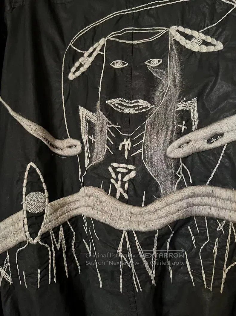 Rick Owens Rick Owens Mainline embroidered grimace ma-1 jacket Size US M / EU 48-50 / 2 - 3 Thumbnail
