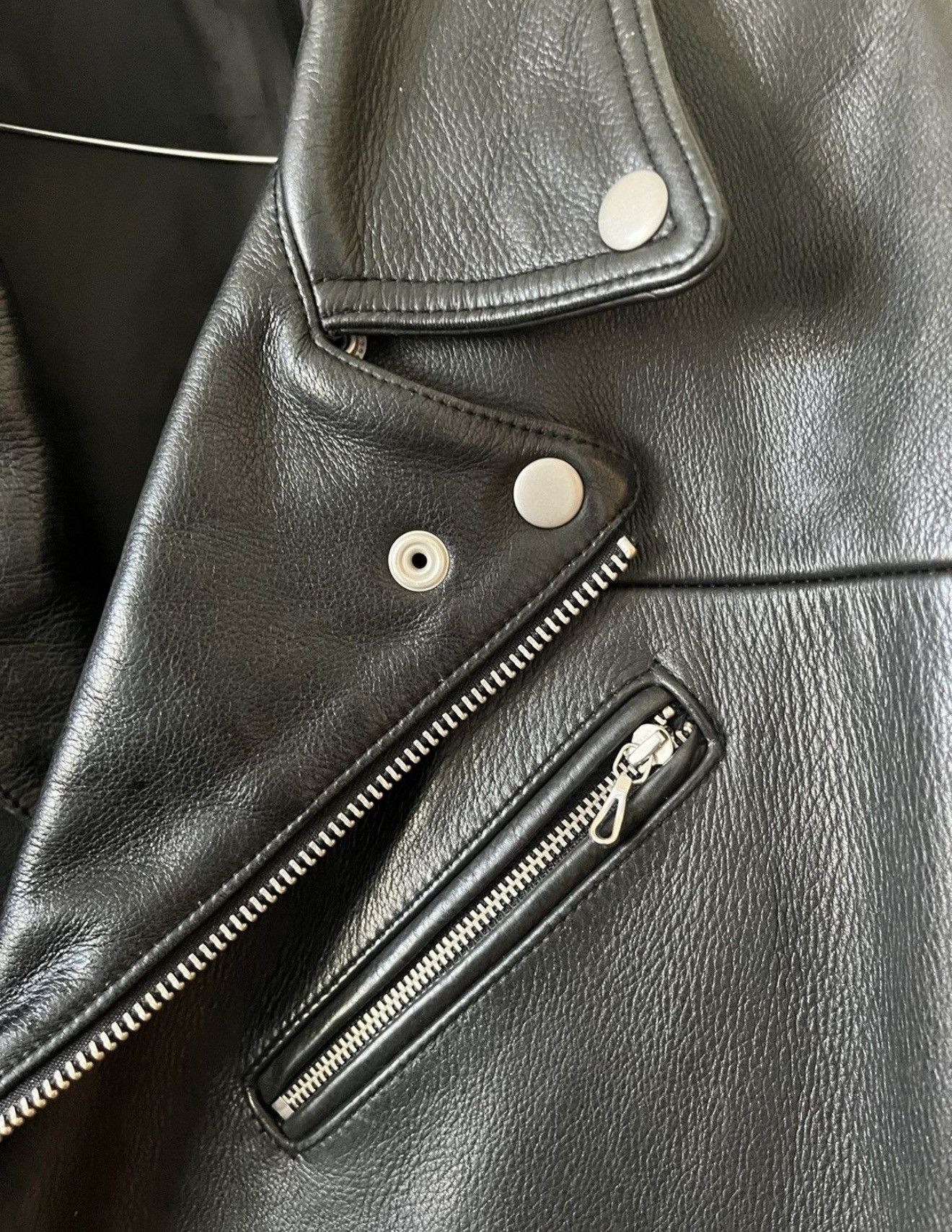 Gap × John Elliott John Elliott x Gap Double Riders Leather Jacket Size US XL / EU 56 / 4 - 4 Thumbnail