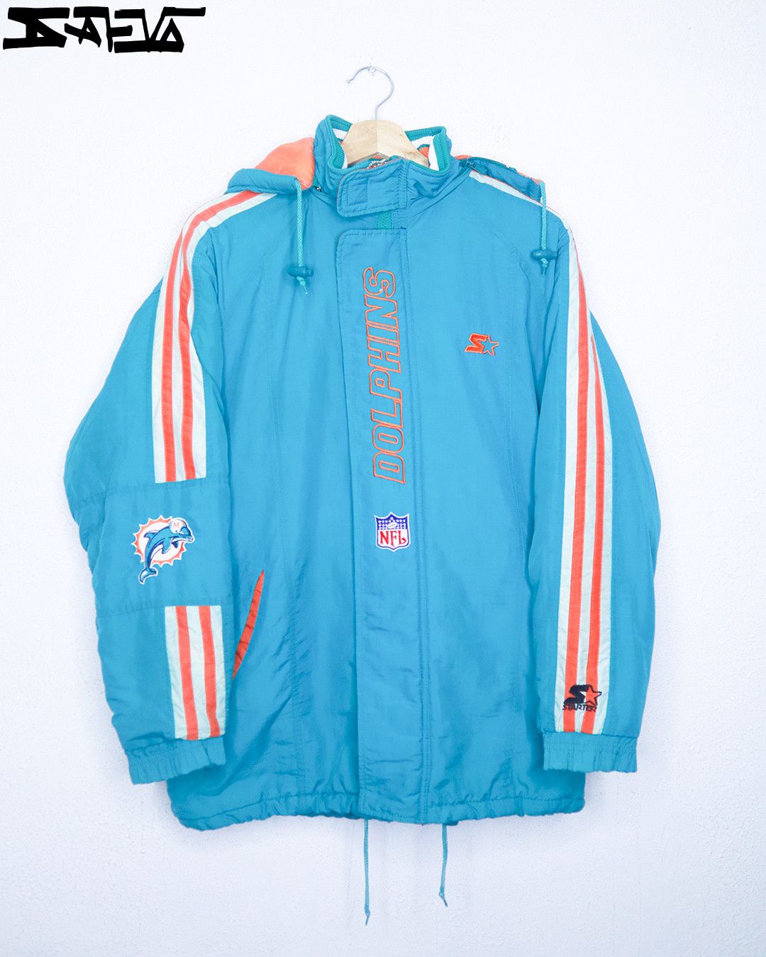 Starter Vintage Starter Pro Line x Miami Dolphins. Made in KOREA Size US L / EU 52-54 / 3 - 1 Thumbnail