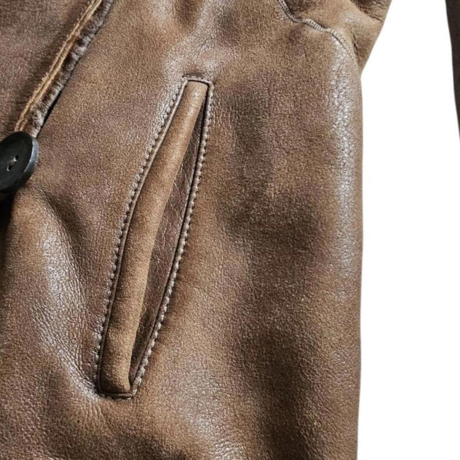 Other Real sheepskin leather whimsy goth brown penny lane coat Size XS / US 0-2 / IT 36-38 - 5 Thumbnail