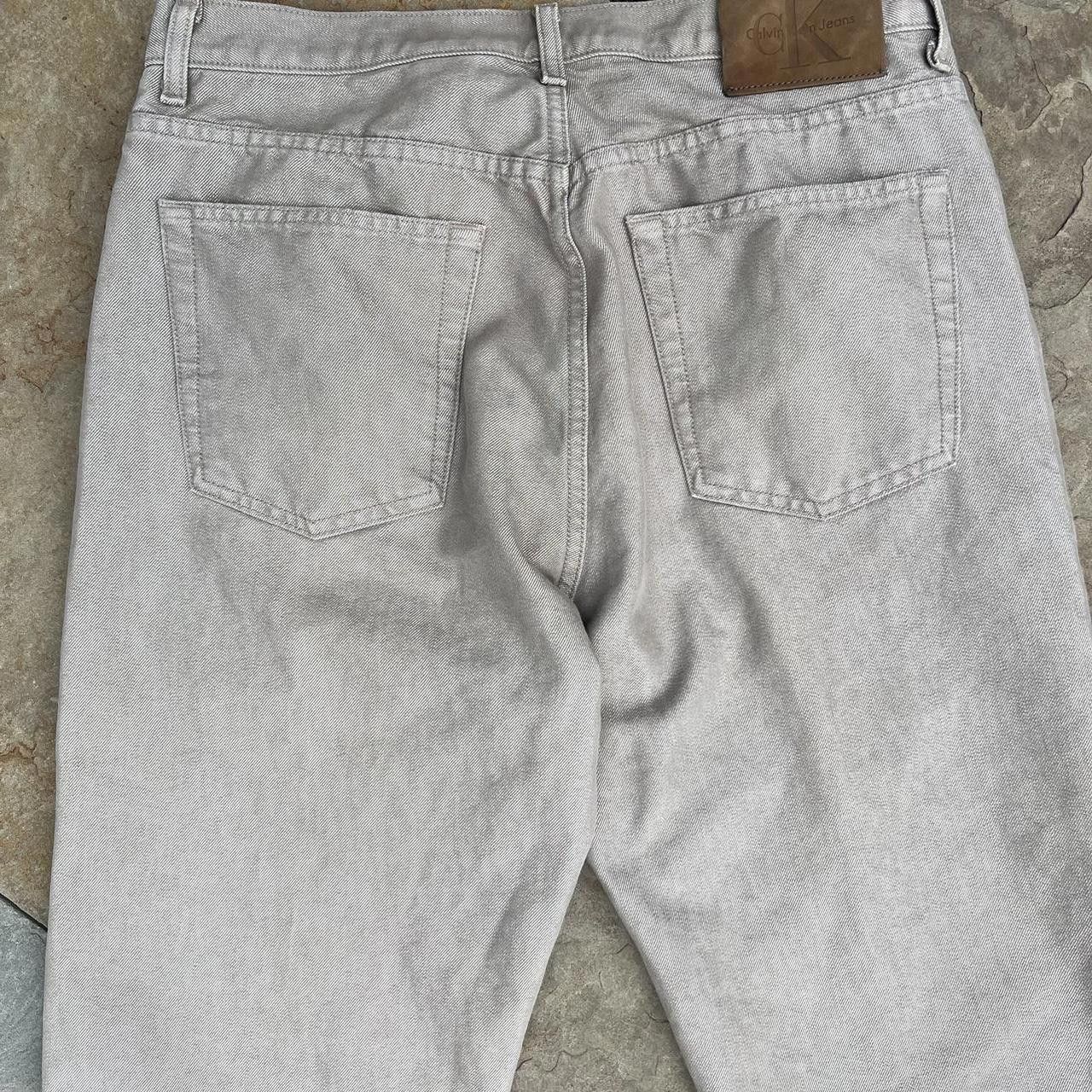 Calvin Klein Vintage 90s Calvin Klein Tan Jeans Made in USA Size US 33 - 7 Thumbnail