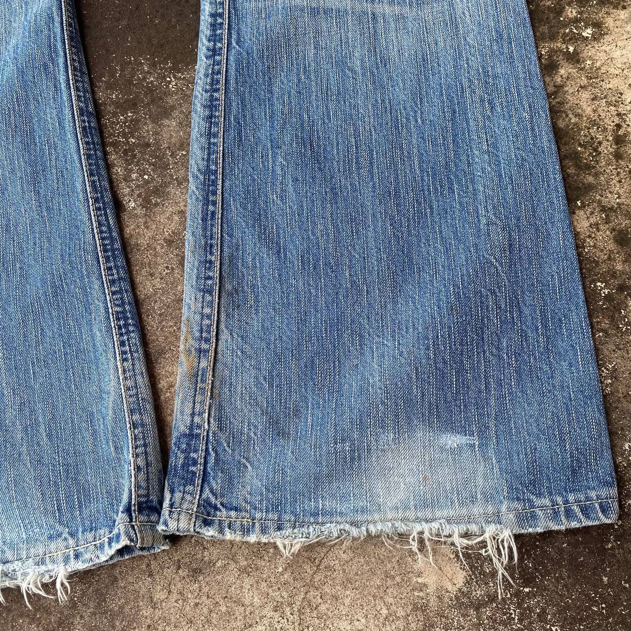 Edwin FLARED VINTAGE EDWIN JAPAN DENIM STONEWASH CLAWMARK BJ07-14 Size US 30 / EU 46 - 12 Thumbnail