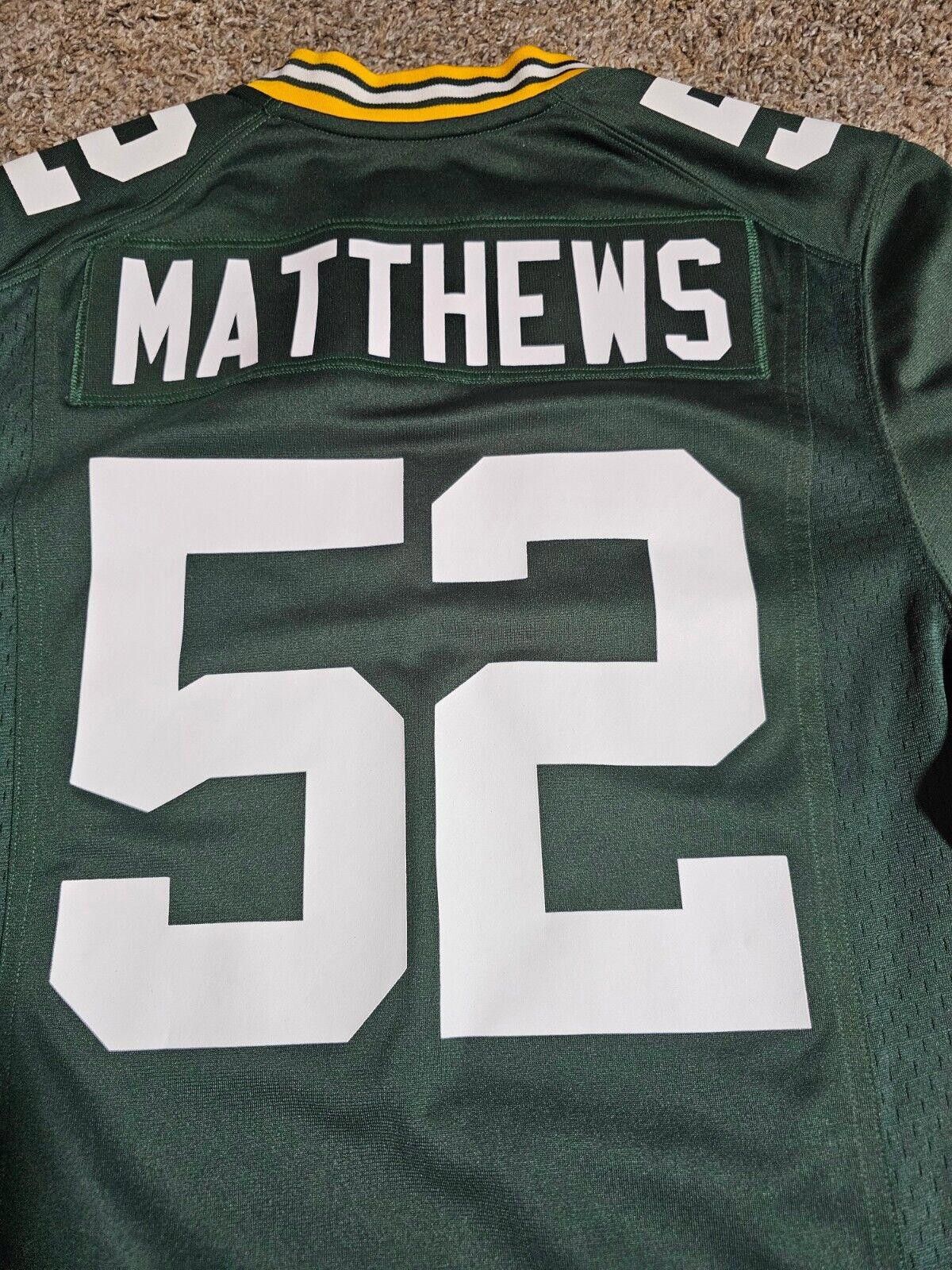 Nike NIKE Packers Clay Matthews Green #52 Small Size US S / EU 44-46 / 1 - 9 Thumbnail