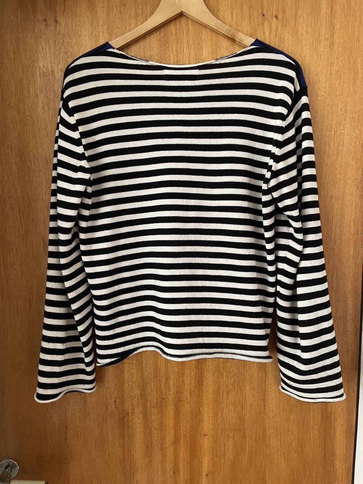 Comme des Garcons × Ganryu Cdg Ganryu ad2015 wool stripe sweater Size US M / EU 48-50 / 2 - 5 Thumbnail