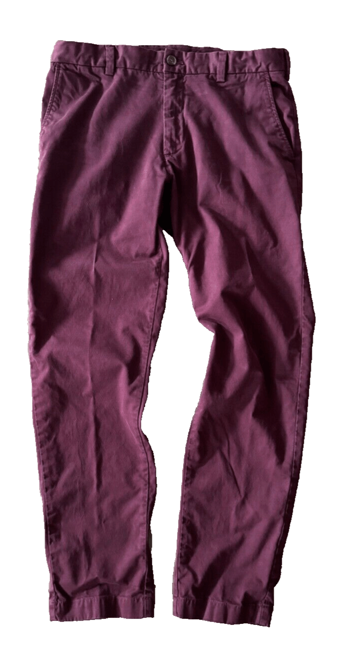 Brooks Brothers Brooks Brothers Red Fleece Mens 34x32 Burgundy Pants Chino Size US 34 / EU 50 - 1 Thumbnail