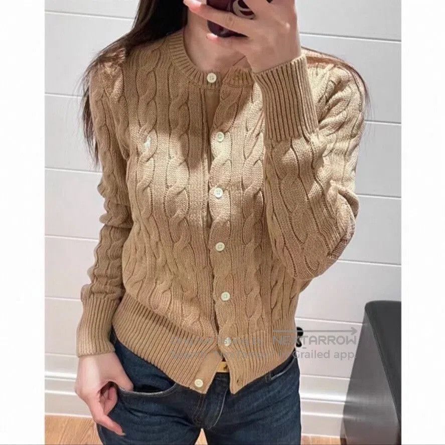 Polo Ralph Lauren Ralph Lauren Women's Cable Knit Cardigan. Size S / US 4 / IT 40 - 8 Thumbnail