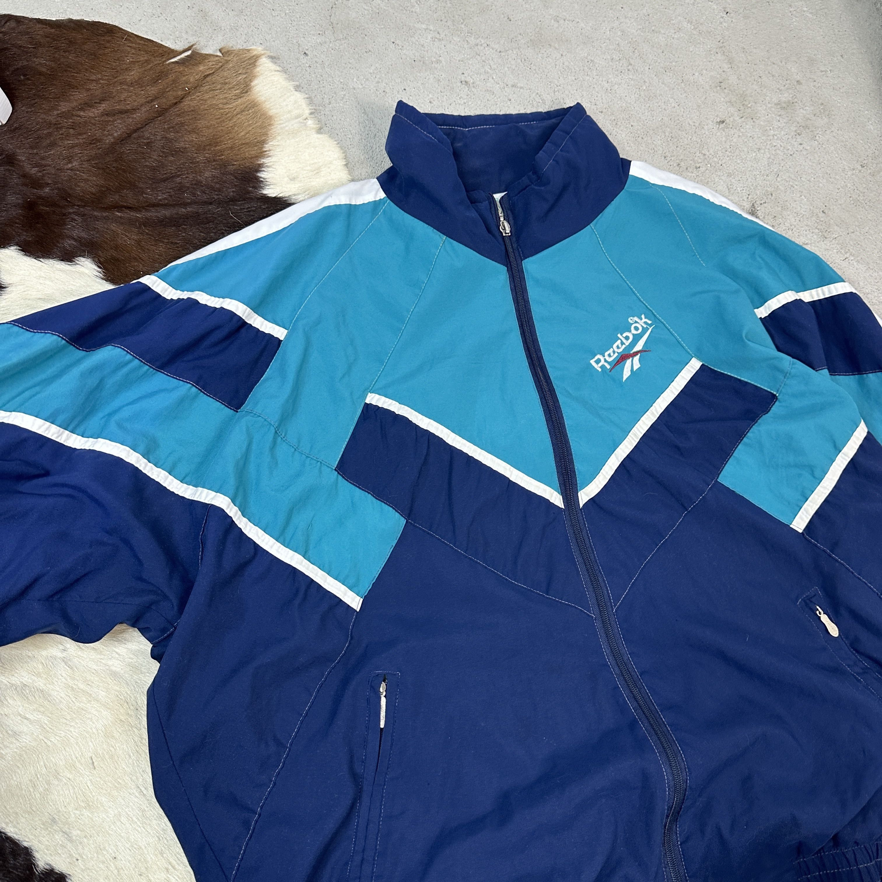 Reebok × Vintage Vintage Reebok Windbreaker Jacket Size US XL / EU 56 / 4 - 2 Thumbnail