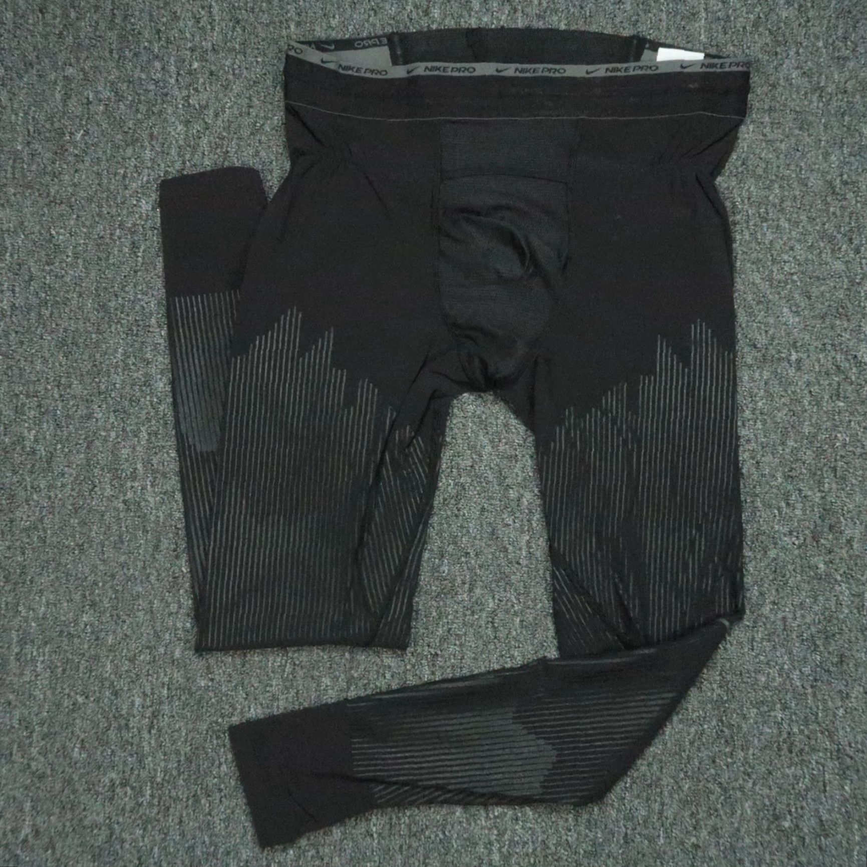 Nike Nike Pants Mens 2XL Black Pro Dri-FIT ADV Recovery Tights Performance Running Dimensional? Size US 39 - 2 Thumbnail