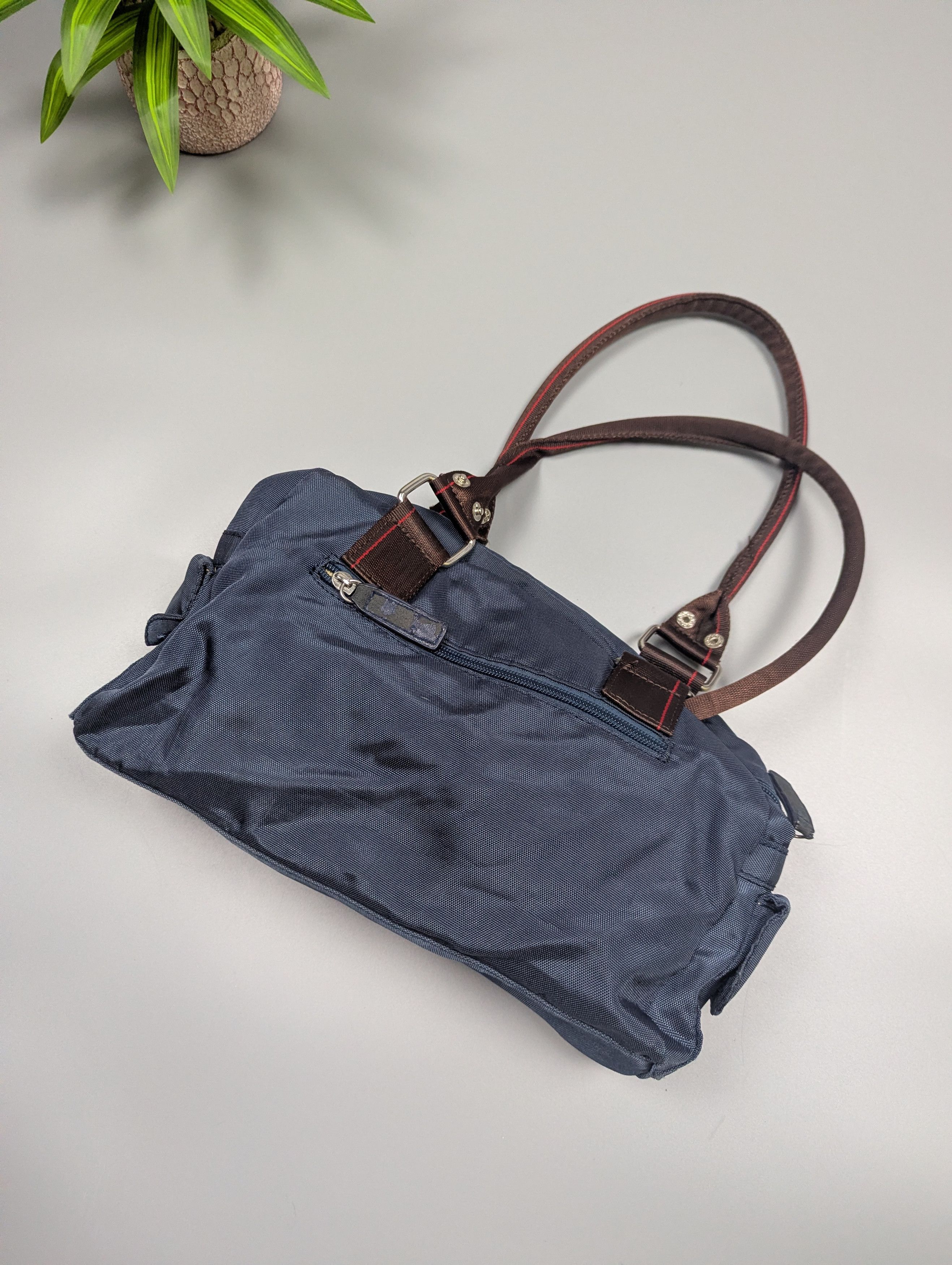 Vintage Vintage Y2K Blue Canvas Multi-Pocket Utility Bag Size ONE SIZE - 9 Thumbnail