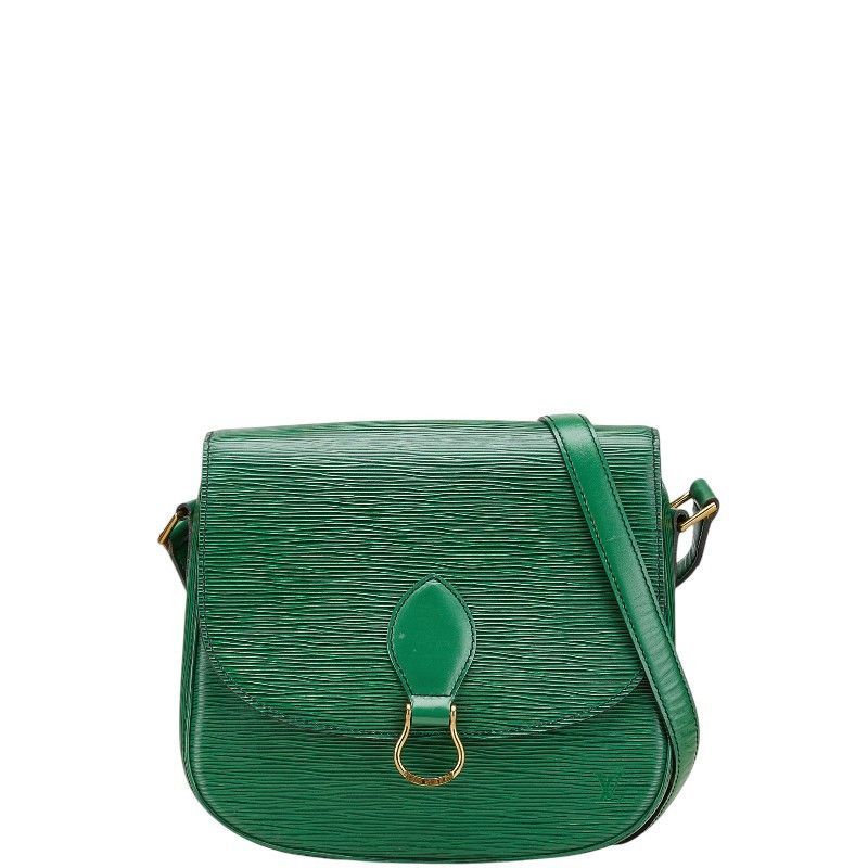 Louis Vuitton Louis Vuitton Saint Cloud Epi Shoulder Bag Leather Crossbody Bag M52194 in Green, Women's