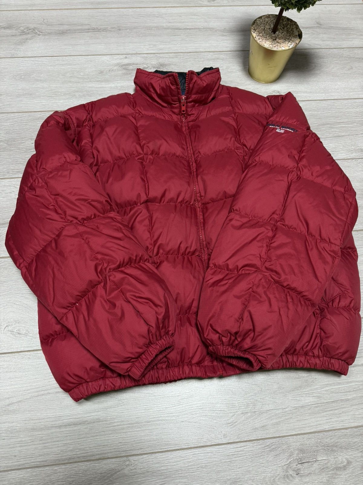 Polo Ralph Lauren POLO Ralph Lauren USA 🇺🇸 flag vintage down puffer jacket Size US XL / EU 56 / 4 - 6 Thumbnail