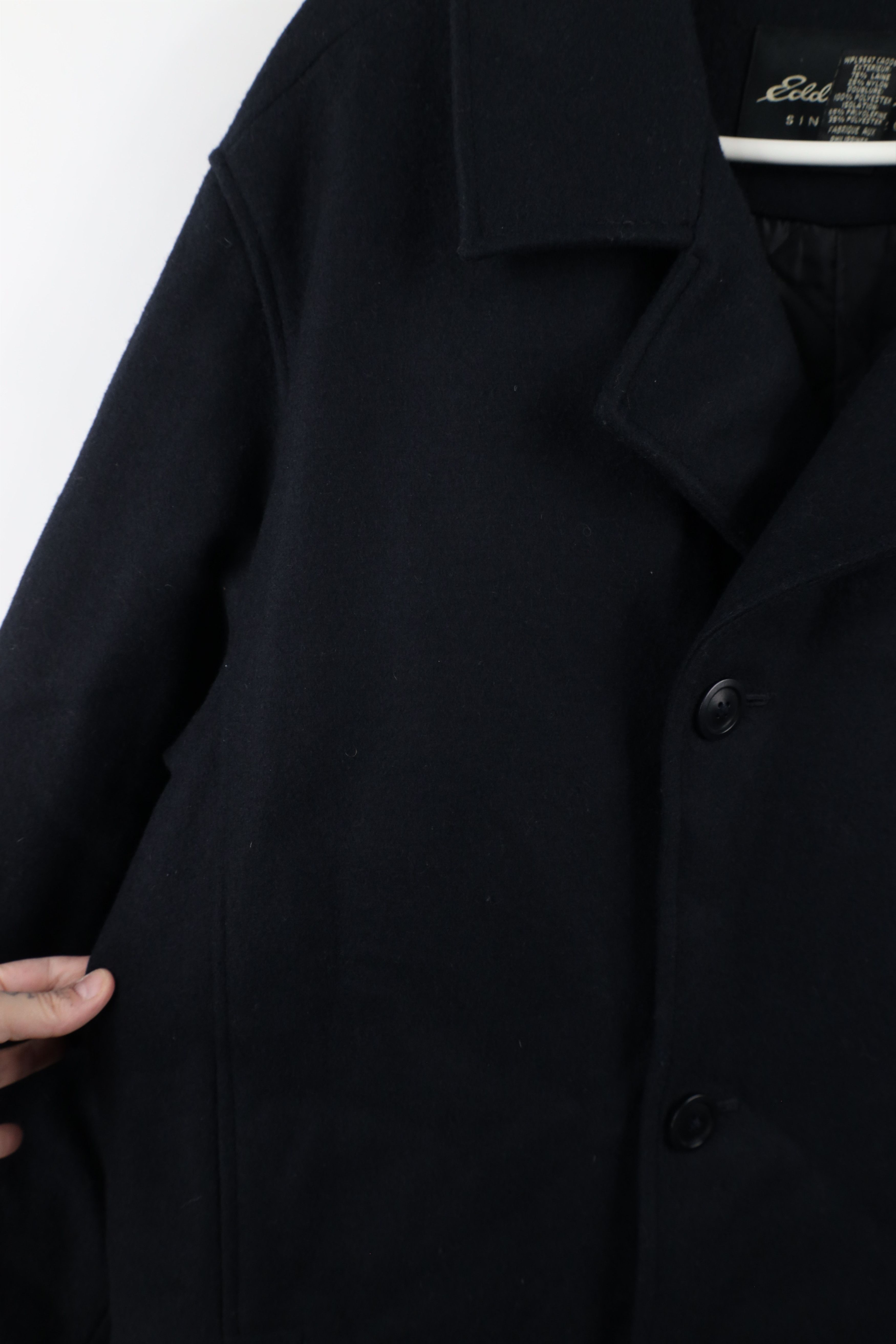 Eddie Bauer × Vintage Vintage Eddie Bauer Double Breasted Wool Peacoat Navy Blue Size US XL / EU 56 / 4 - 10 Thumbnail