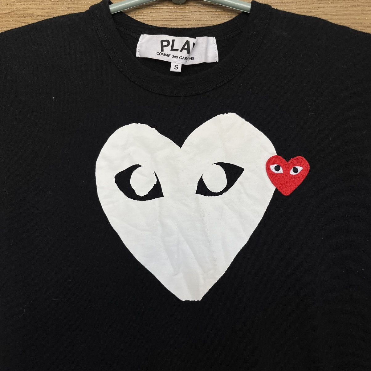 Comme des Garcons Rare Comme Des Garcons Play T-Shirt Black CDG Double Heart Size US S / EU 44-46 / 1 - 4 Thumbnail