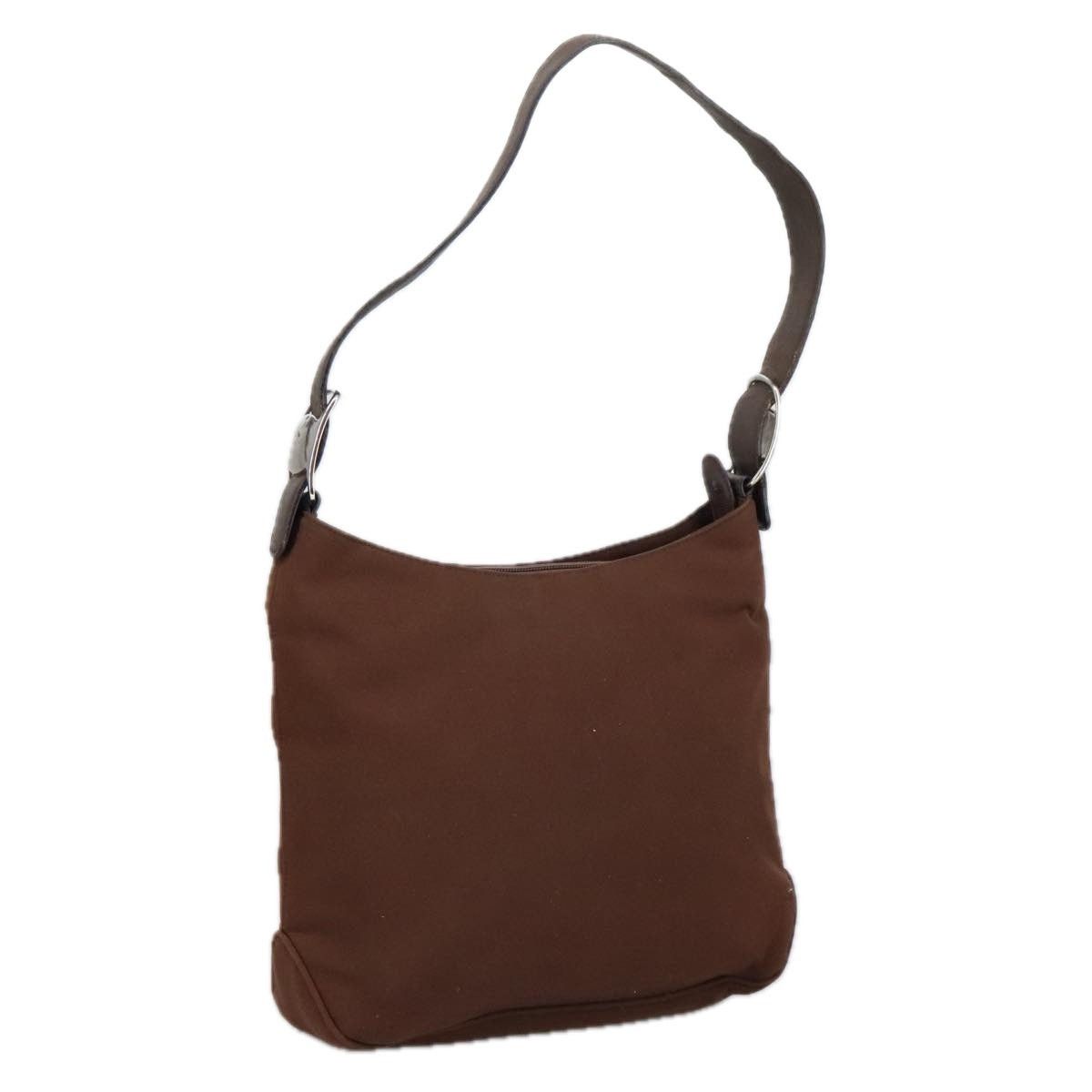 Salvatore Ferragamo Salvatore Ferragamo Shoulder Bag Canvas Leather Brown Silver Size ONE SIZE - 1 Thumbnail