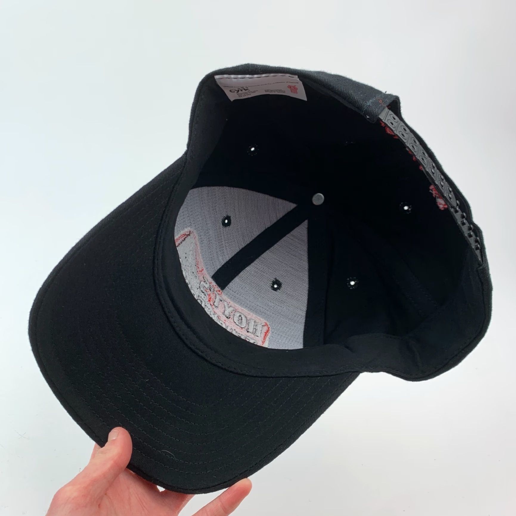 Vintage VINTAGE Cyrk Hat Cap Trucker Snapback One Size Black Cotton Truck Center Topeka KS Hoyt's Truck Center 90s Mens Womens Girls Boys Size ONE SIZE - 5 Thumbnail