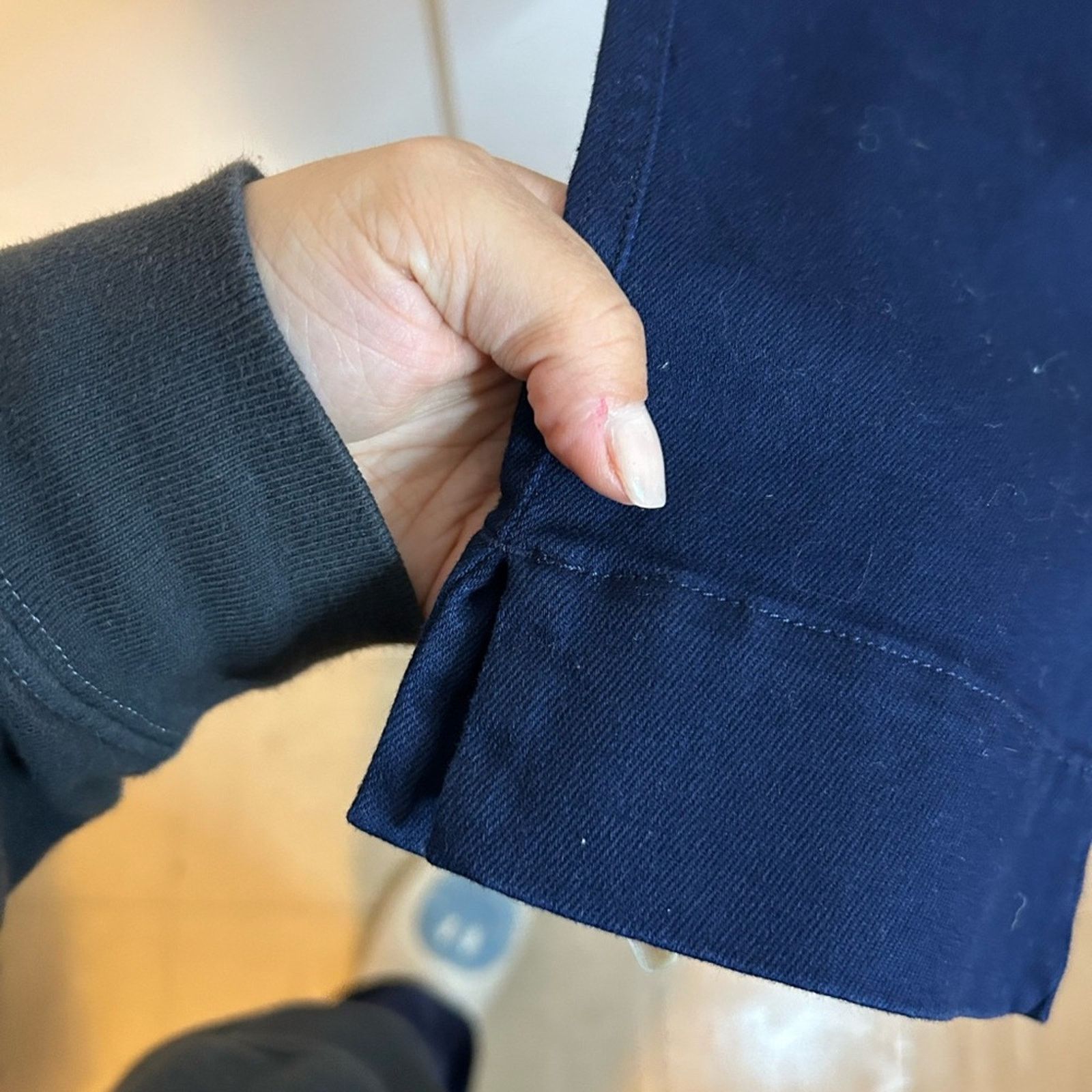 Gap NWT Gap Navy Blue Slim Crop Uniform Pants Size 30" / US 8 / IT 44 - 6 Thumbnail