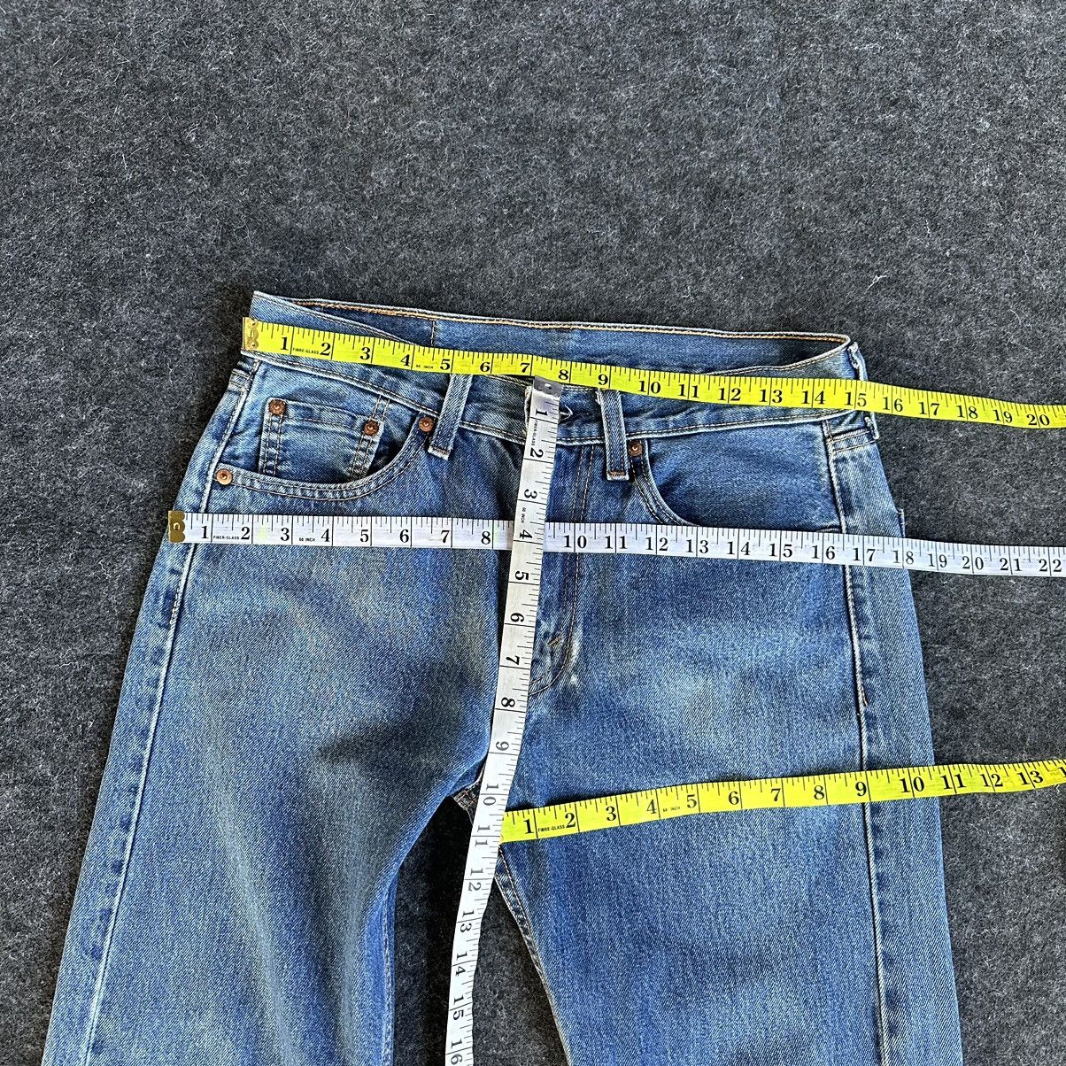 Levi's Y2k Levis 505 Blue Washed Vintage Denim 30x31 D576 Size US 30 / EU 46 - 9 Thumbnail