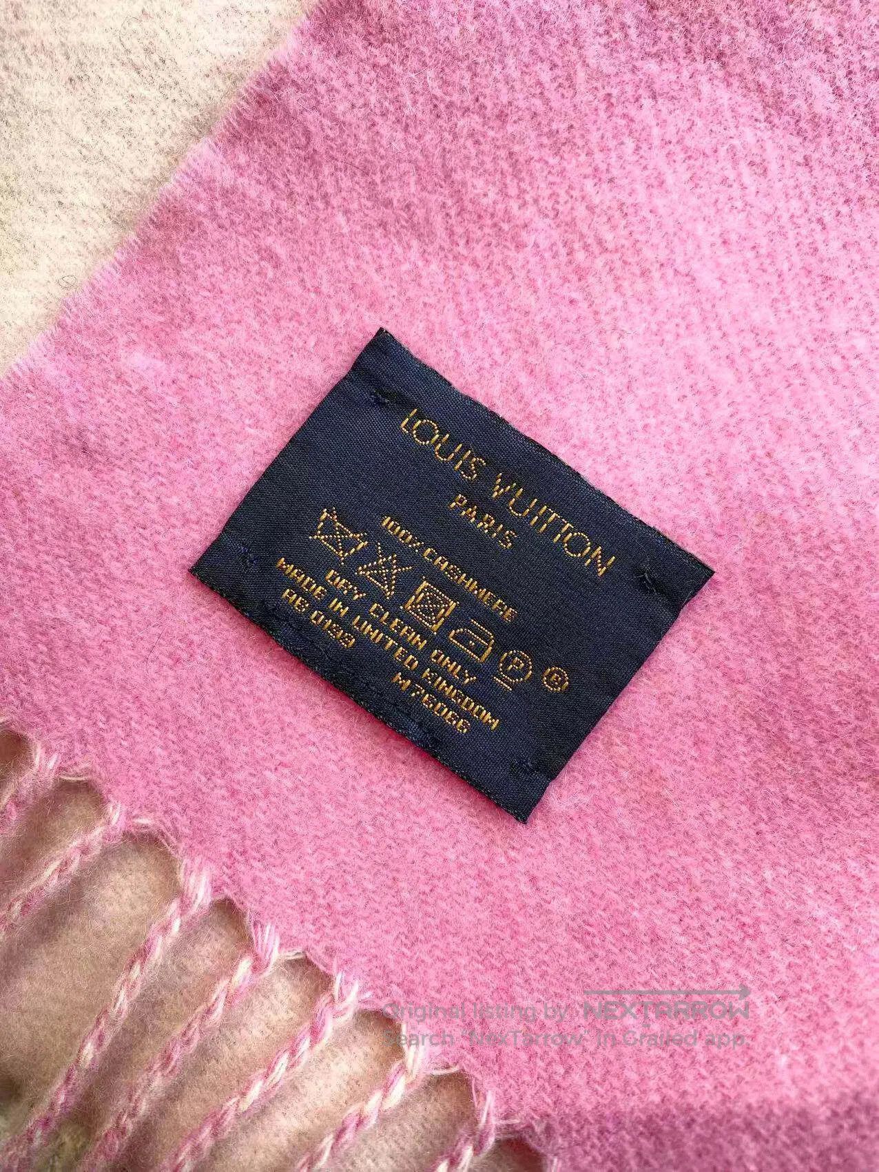 Louis Vuitton Louis Vuitton Reversible cashmere fringed scarf| Size ONE SIZE - 7 Thumbnail
