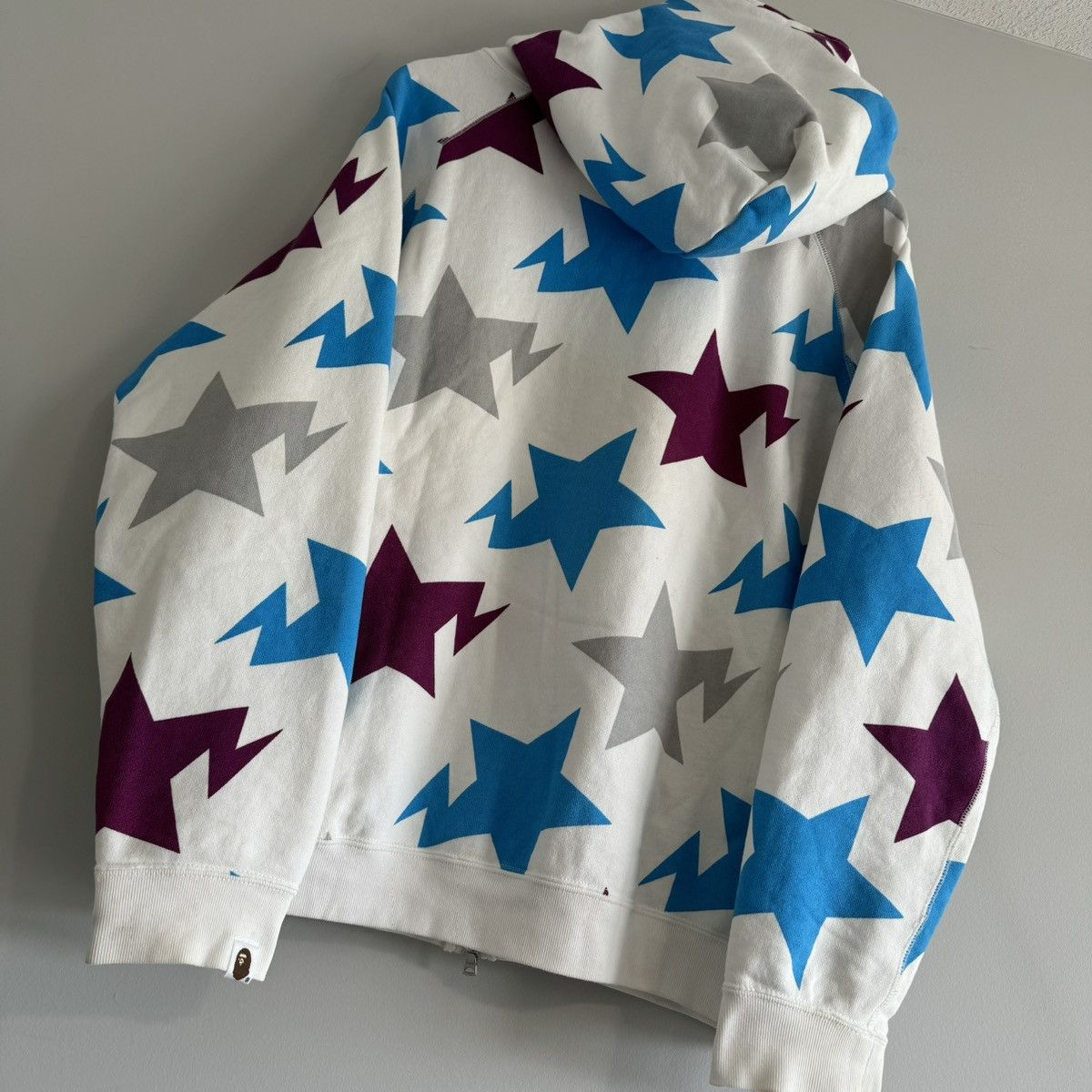 Bape × Nigo RARE Yokohama Sta Pattern Full Zip Hoodie Size US L / EU 52-54 / 3 - 7 Thumbnail