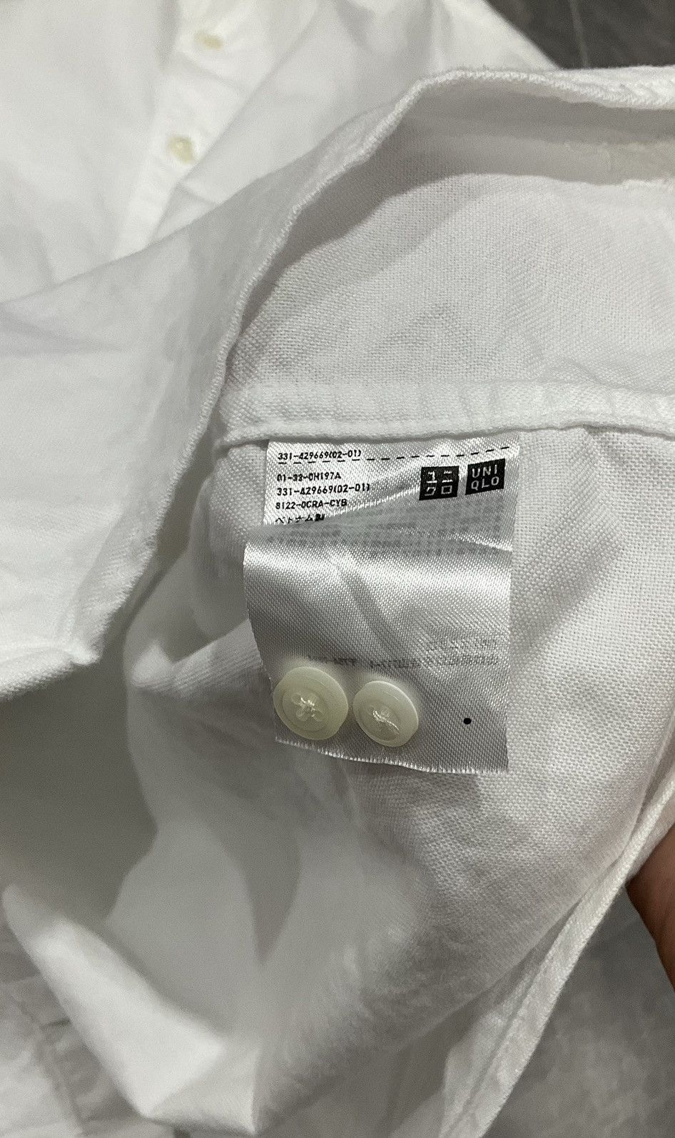 JW Anderson × Uniqlo J.W Anderson X Uniqlo White Button Long Sleeve Size US L / EU 52-54 / 3 - 8 Thumbnail