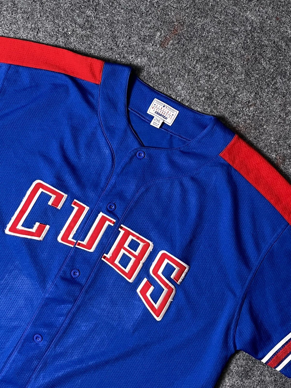MLB × Starter × Vintage VINTAGE 90’S BASEBALL JERSEY MLB CHICAGO CUBS BY STARTER Size US XXL / EU 58 / 5 - 12 Thumbnail