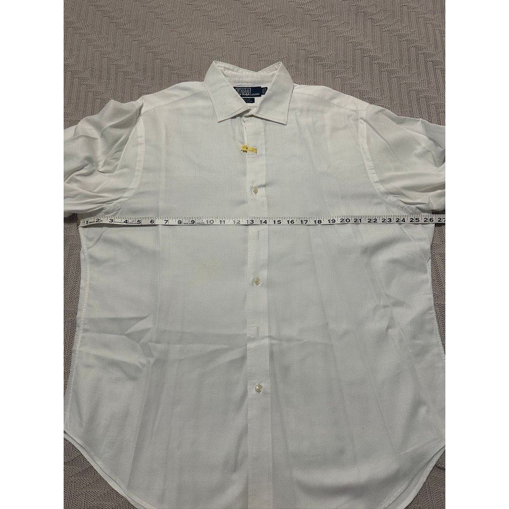 Polo Ralph Lauren Polo Ralph Lauren white textured Philip button down size 17 Size US XL / EU 56 / 4 - 5 Thumbnail