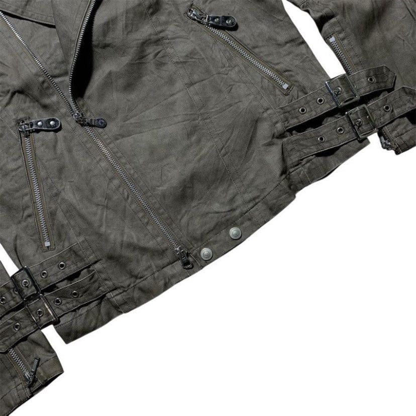 Tornado Mart 2000s TORNADO MART BIKERS ASYMMETRICAL JACKET Size US L / EU 52-54 / 3 - 6 Thumbnail