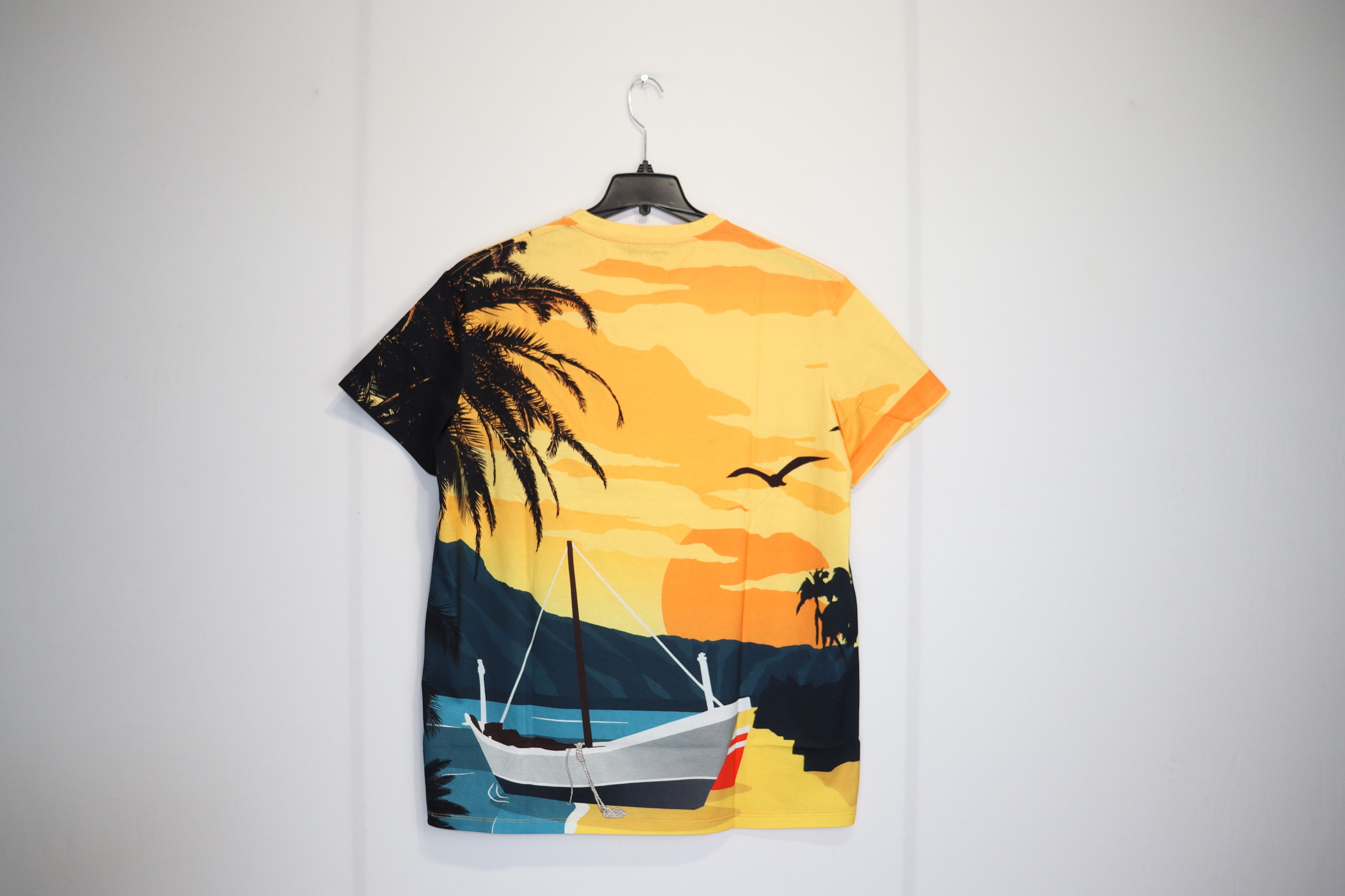 Balmain o1rshd1 Balmain Sunset T Shirt in Orange Size US S / EU 44-46 / 1 - 6 Thumbnail