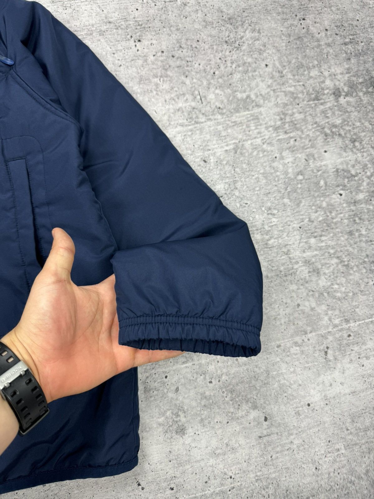 Nike × Vintage Vintage Nike 90’s Y2K Style Drill Nylon Anorak Bomber Jacket Size US S / EU 44-46 / 1 - 8 Thumbnail
