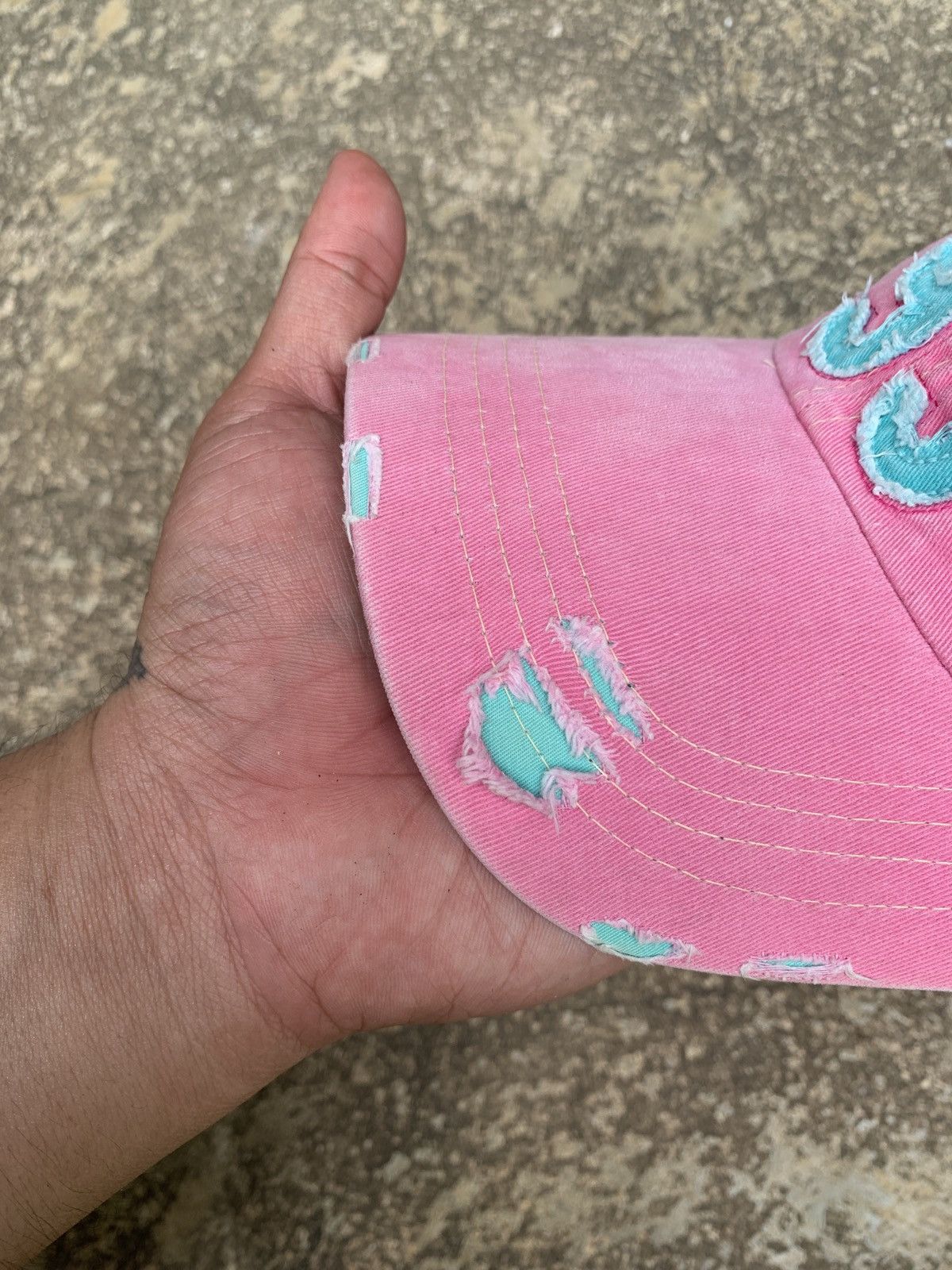 Thrasher y2k Thrasher Pink Distressed Dad Cap Size ONE SIZE - 7 Thumbnail